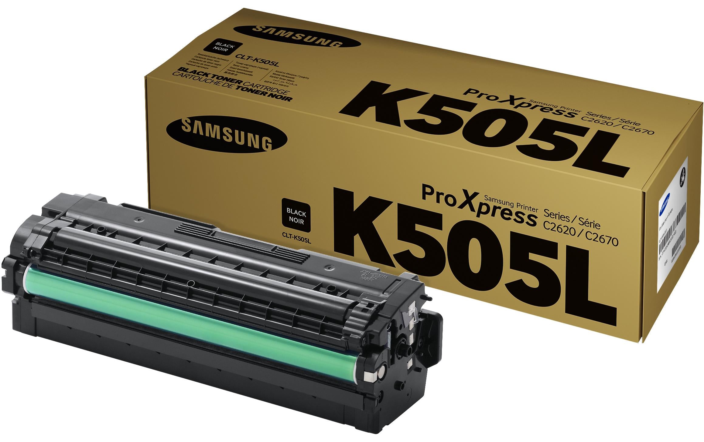 Samsung by HP Toner CLT-K505L / SU168A Black