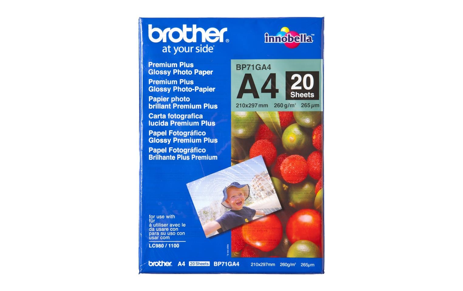Brother Fotopapier A4 260 g/m² 20 Stück
