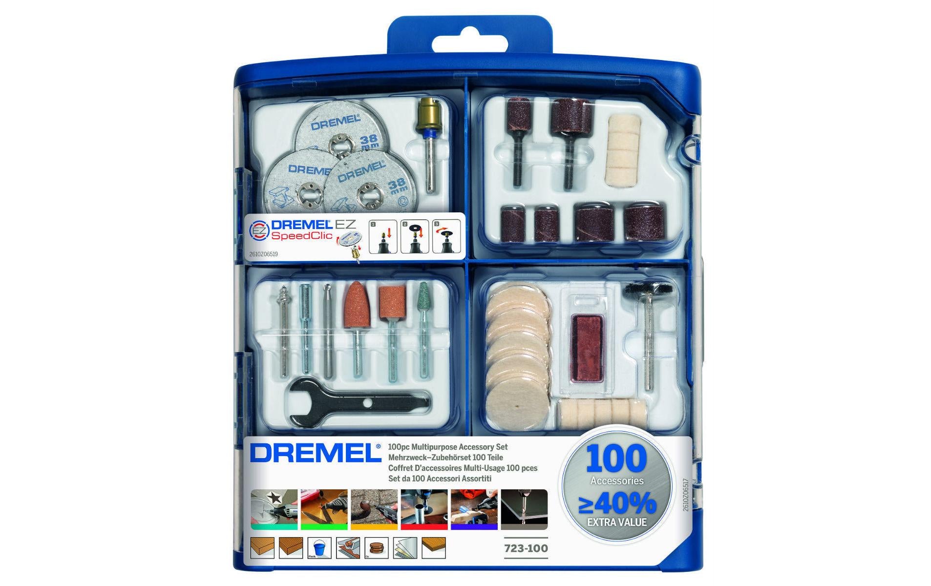 Dremel Zubehörset 723 100 Teile