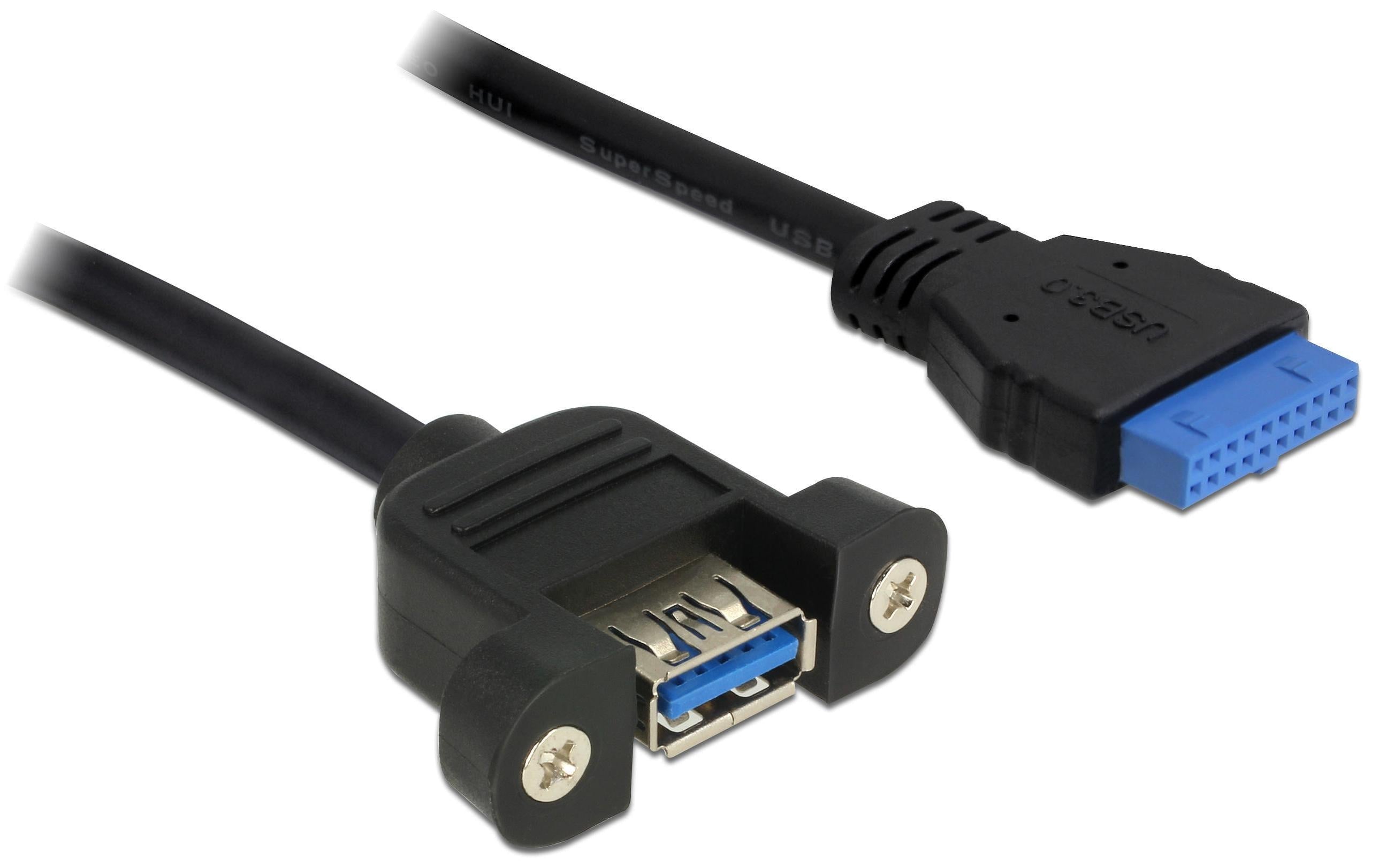 Delock USB3.0 Pinheaderkabel 50 cm intern