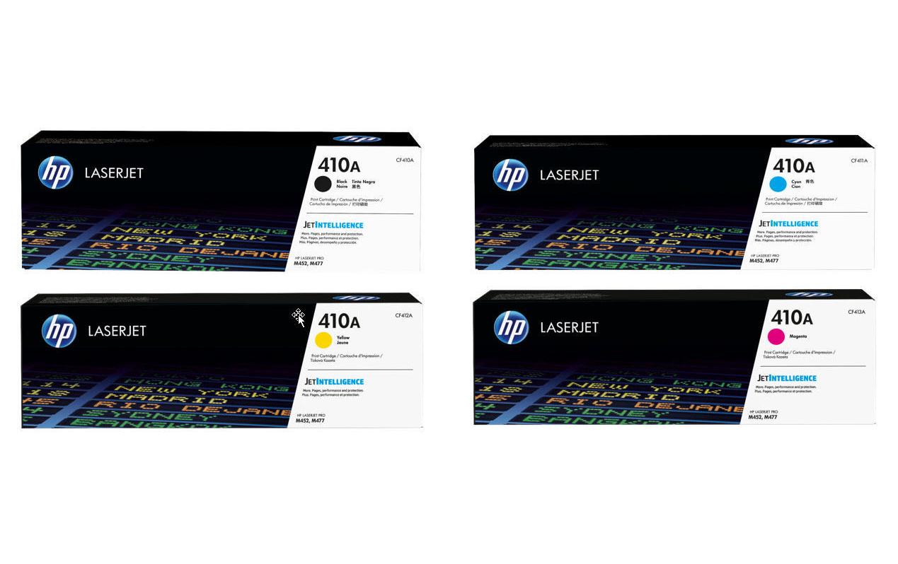HP Rainbow Kit Nr. 410A (CF410A-CF413A) BL/C/M/Y