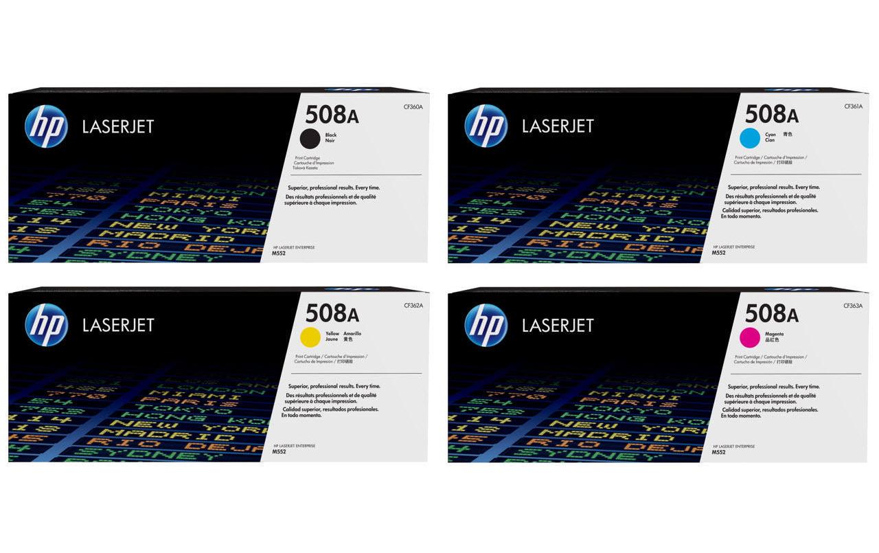 HP Rainbow Kit Nr. 508A (CF360A-CF363A) BL/C/M/Y