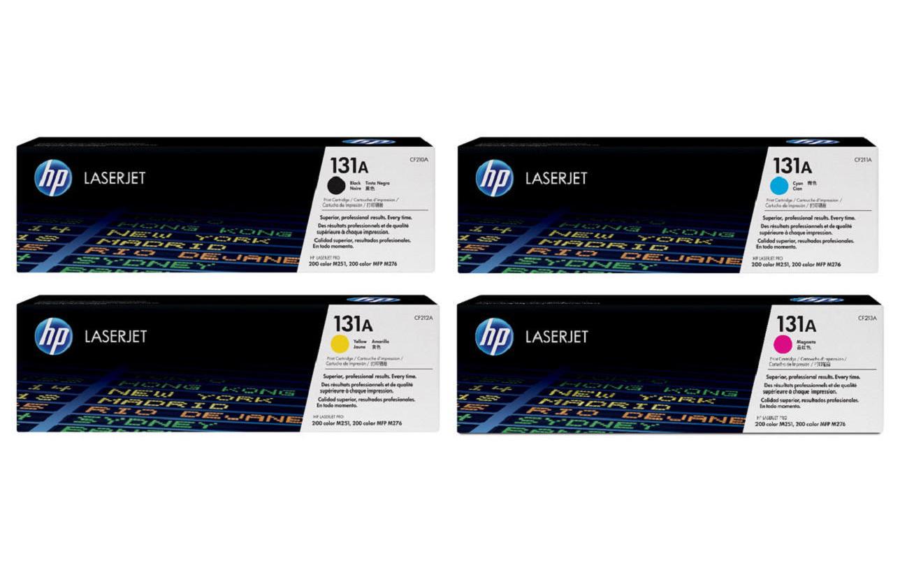 HP Rainbow Kit Nr. 131A (CF210A-CF213A) BL/C/M/Y
