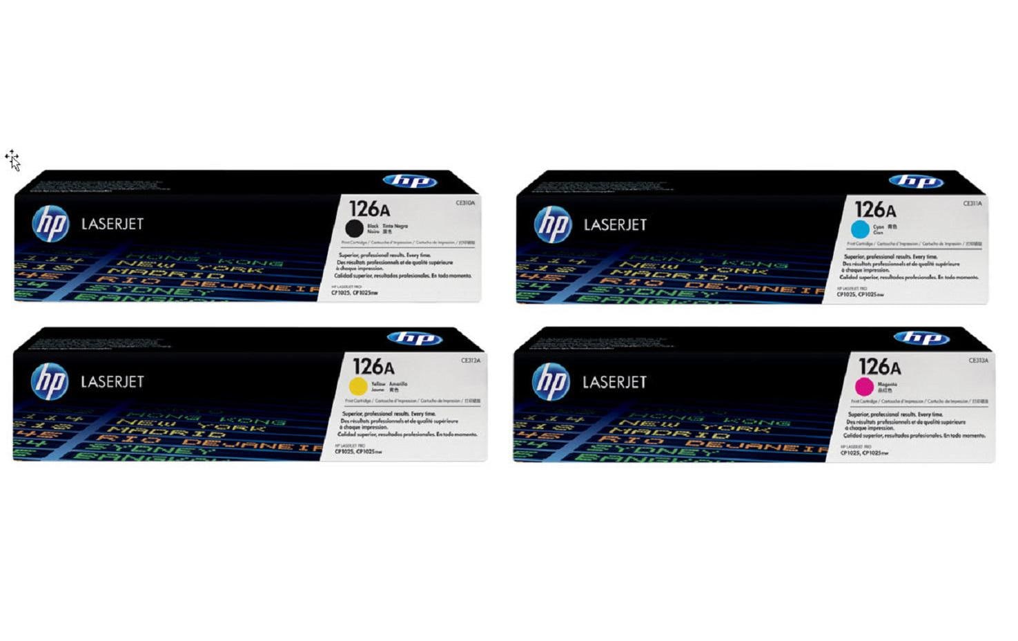 HP Rainbow Kit Nr. 126A (CE310A-CE313A) BL/C/M/Y