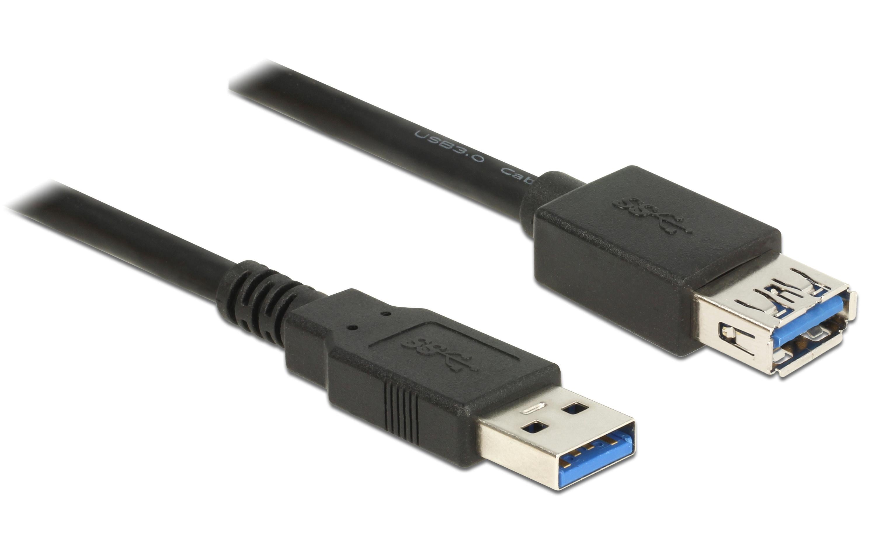 Delock USB 3.0-Verlängerungskabel  USB A - USB A 1.5 m
