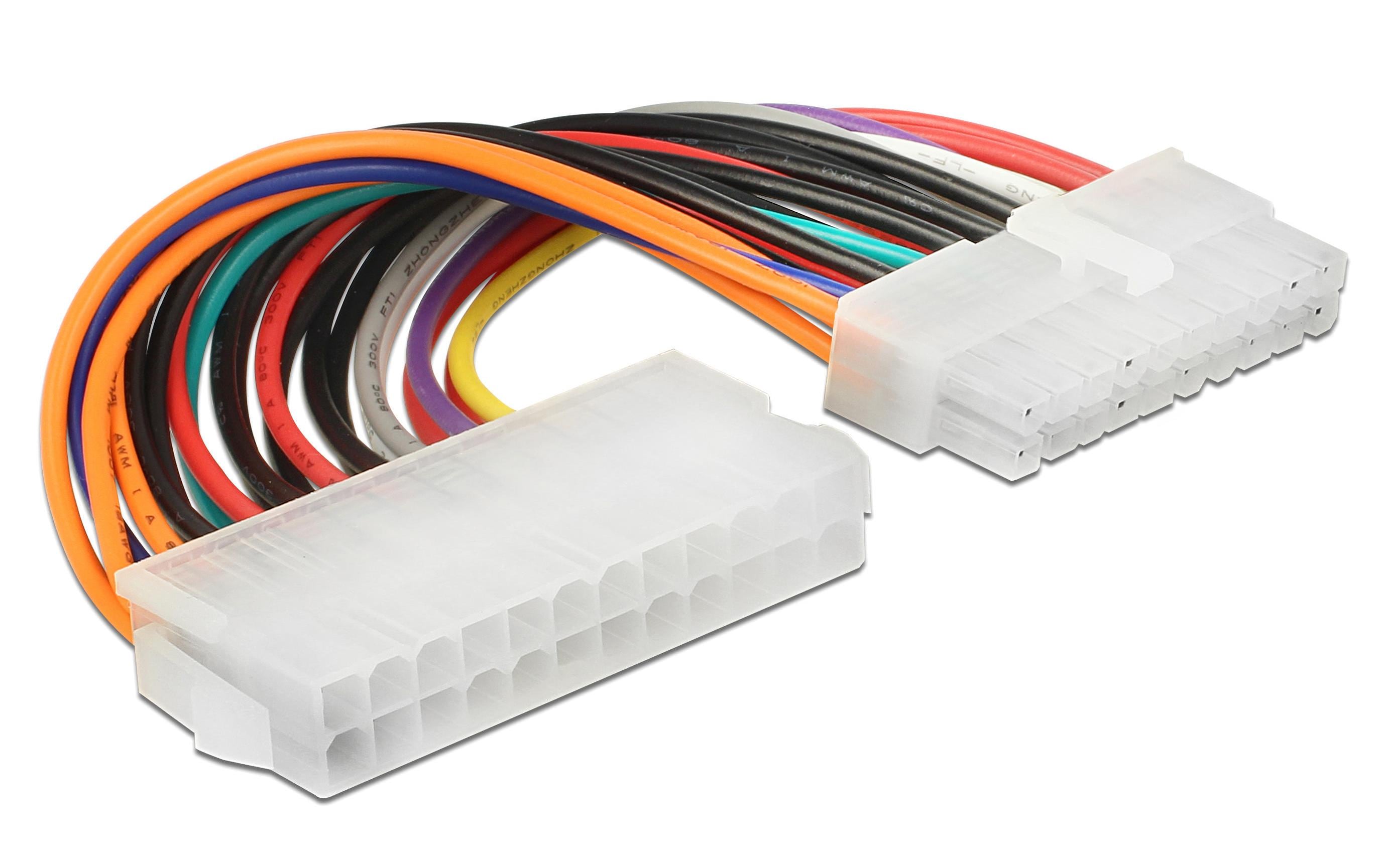 Delock ATX-Stromkabel 24Pin - 20Pin (f-m) 11 cm