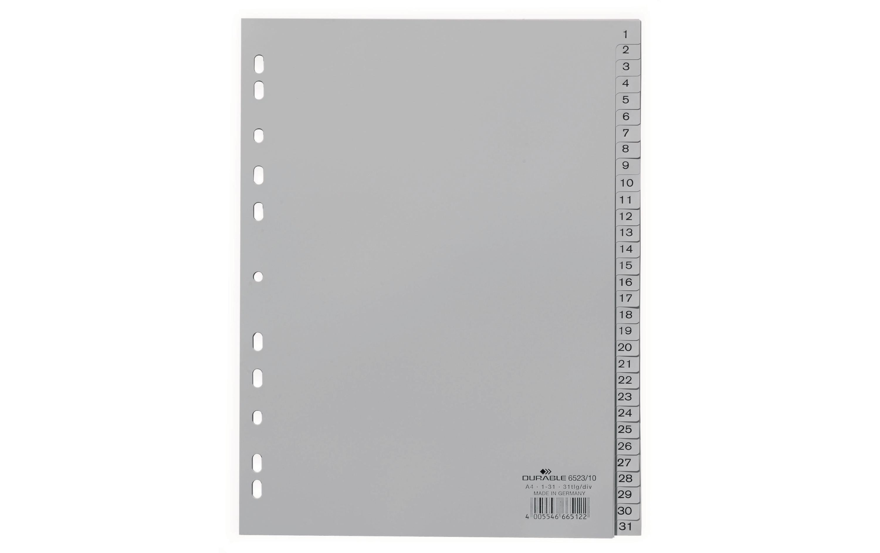 DURABLE Register A4 1-31
