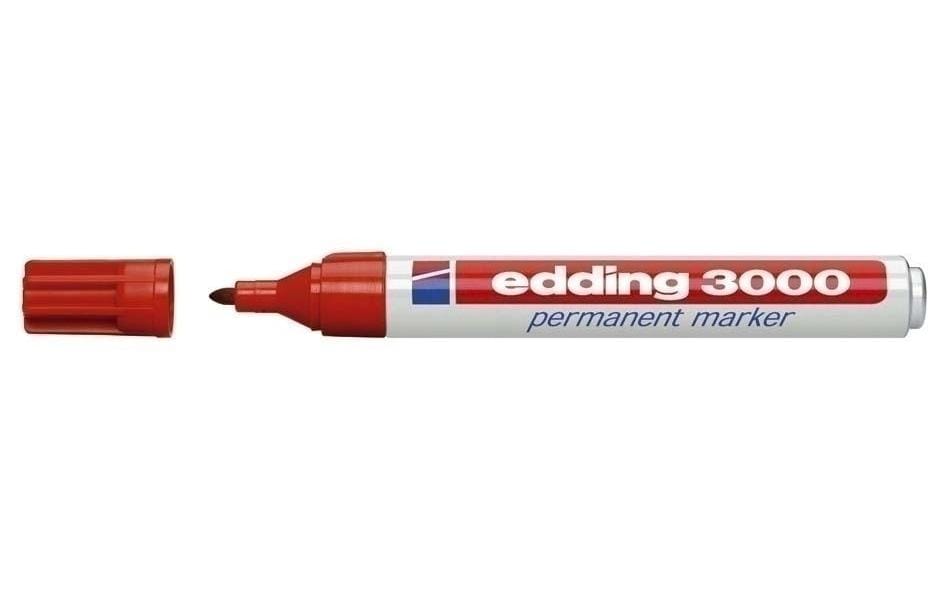 edding Permanent-Marker 3000 Rot