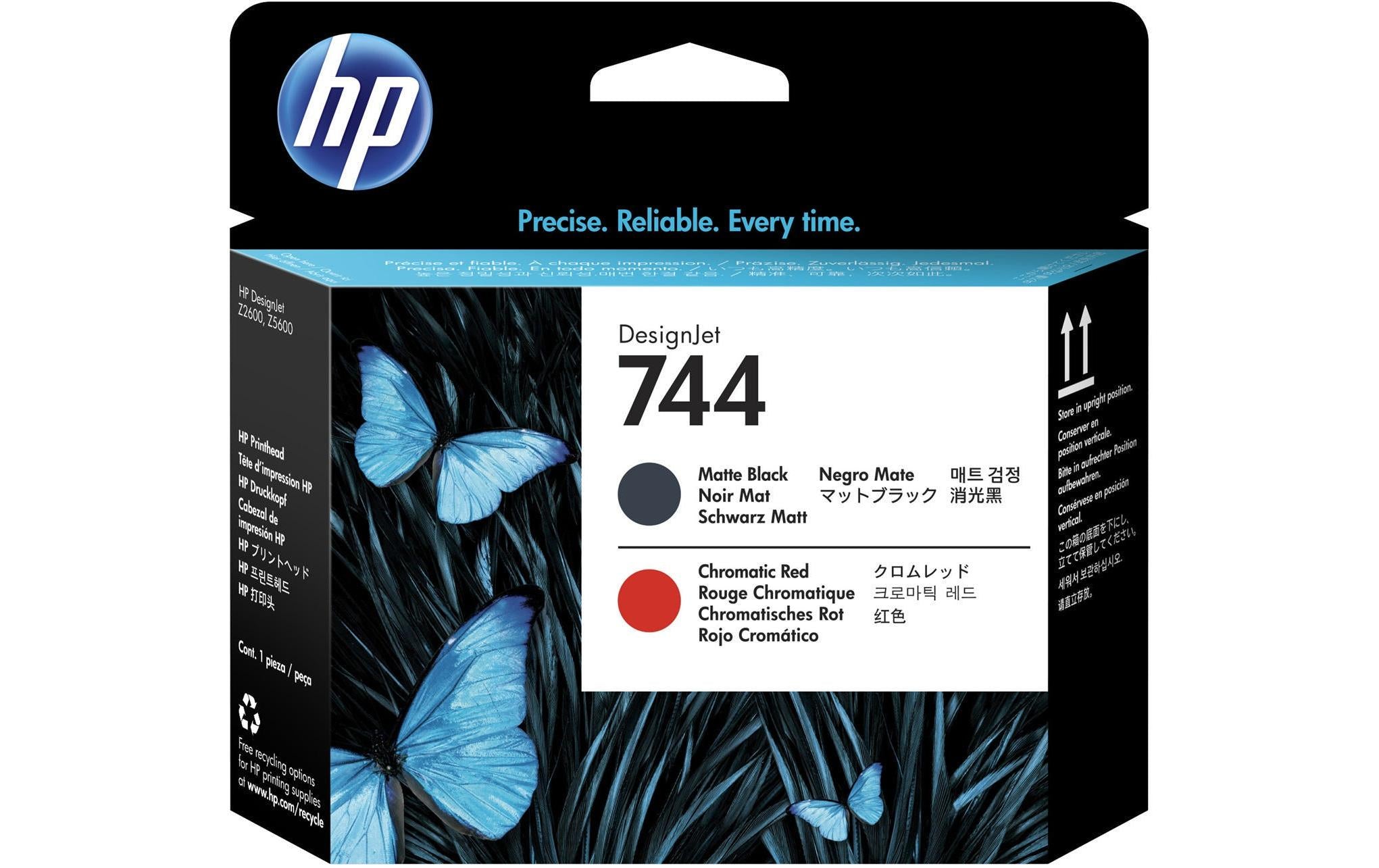 HP Druckkopf Nr. 744 (F9J88A) Chromatic Red/Matte Black