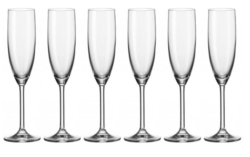 Leonardo Sektglas Daily 200 ml, 6 Stück, Transparent 