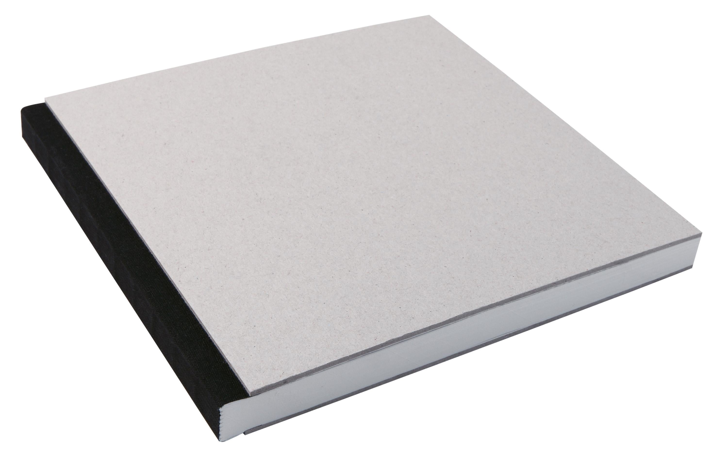 Sigel Notizbuch 21 x 21 cm, Blanko, Schwarz