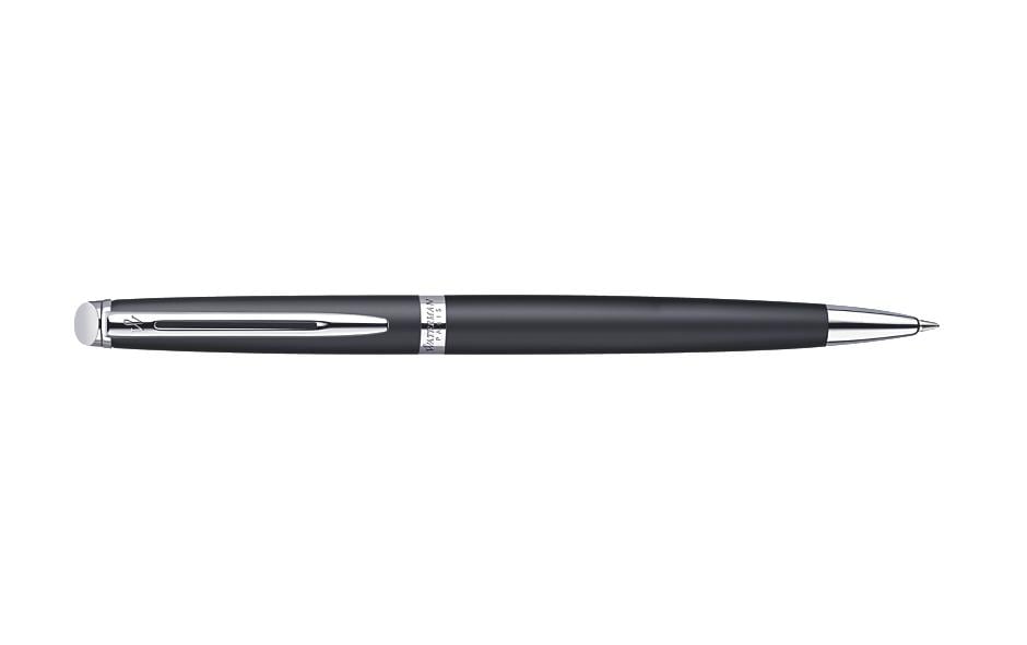 WATERMAN Kugelschreiber Hémisphère MS C.C. Medium (M), Schwarz/Silber