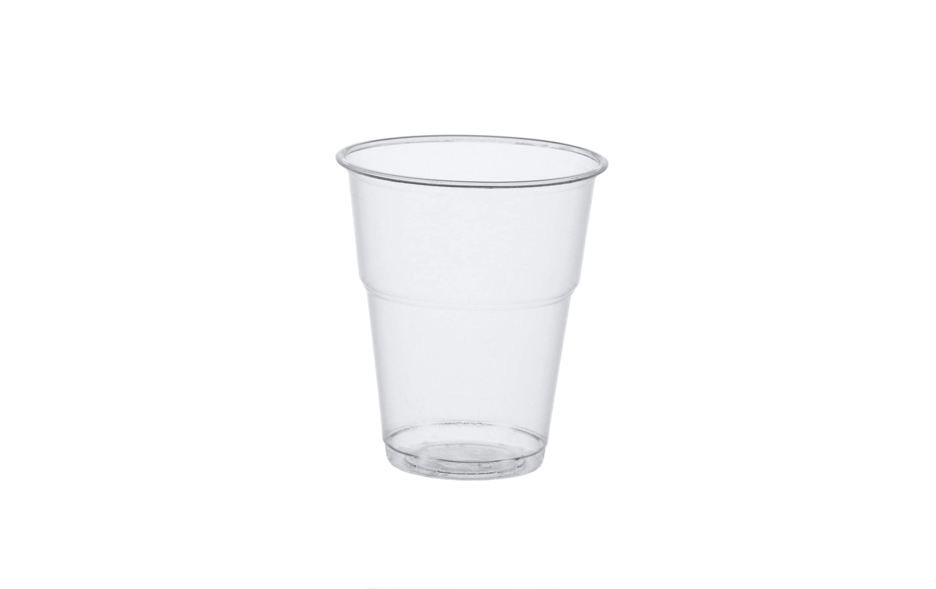 Papstar Einwegbecher Pure 300 ml 70 Stück, Transparent