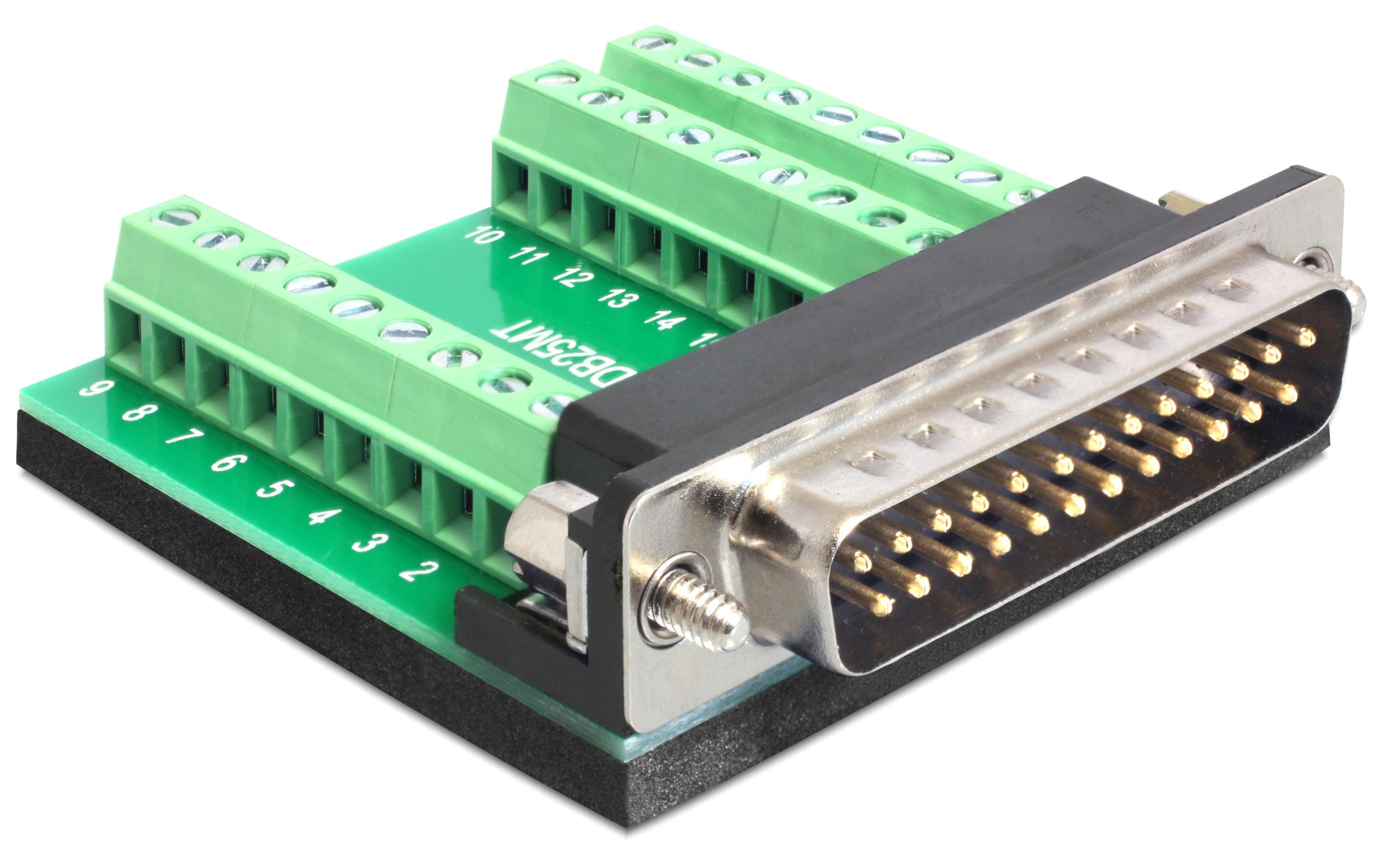 Delock Adapter DB25 - Terminalblock 0 m