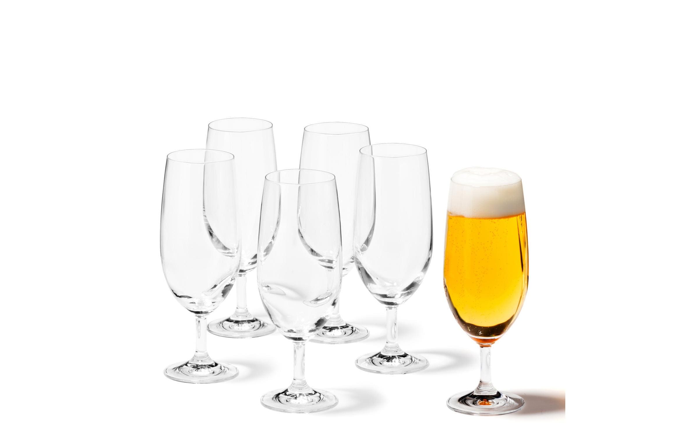 Leonardo Bierglas Daily 280 ml, 6 Stück, Transparent