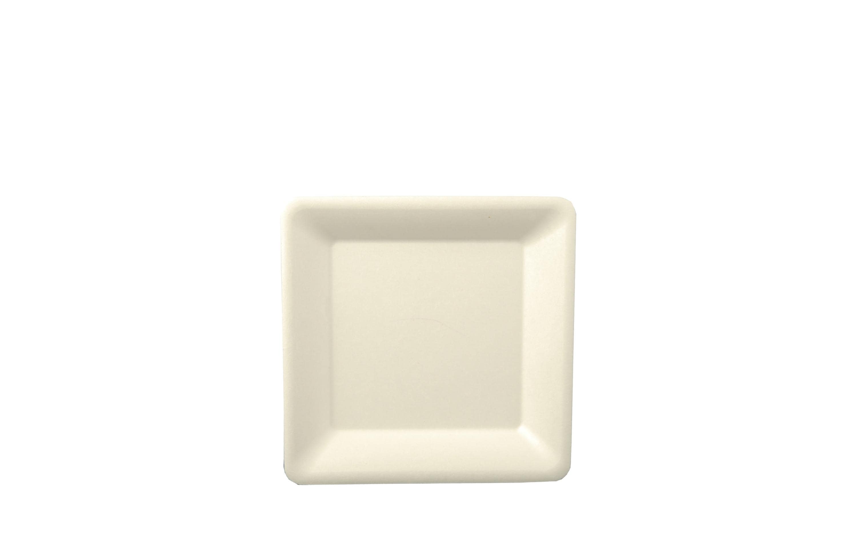 Papstar Einwegteller Pure 15.5 cm x 15.5 cm, 12 Stück, Weiss