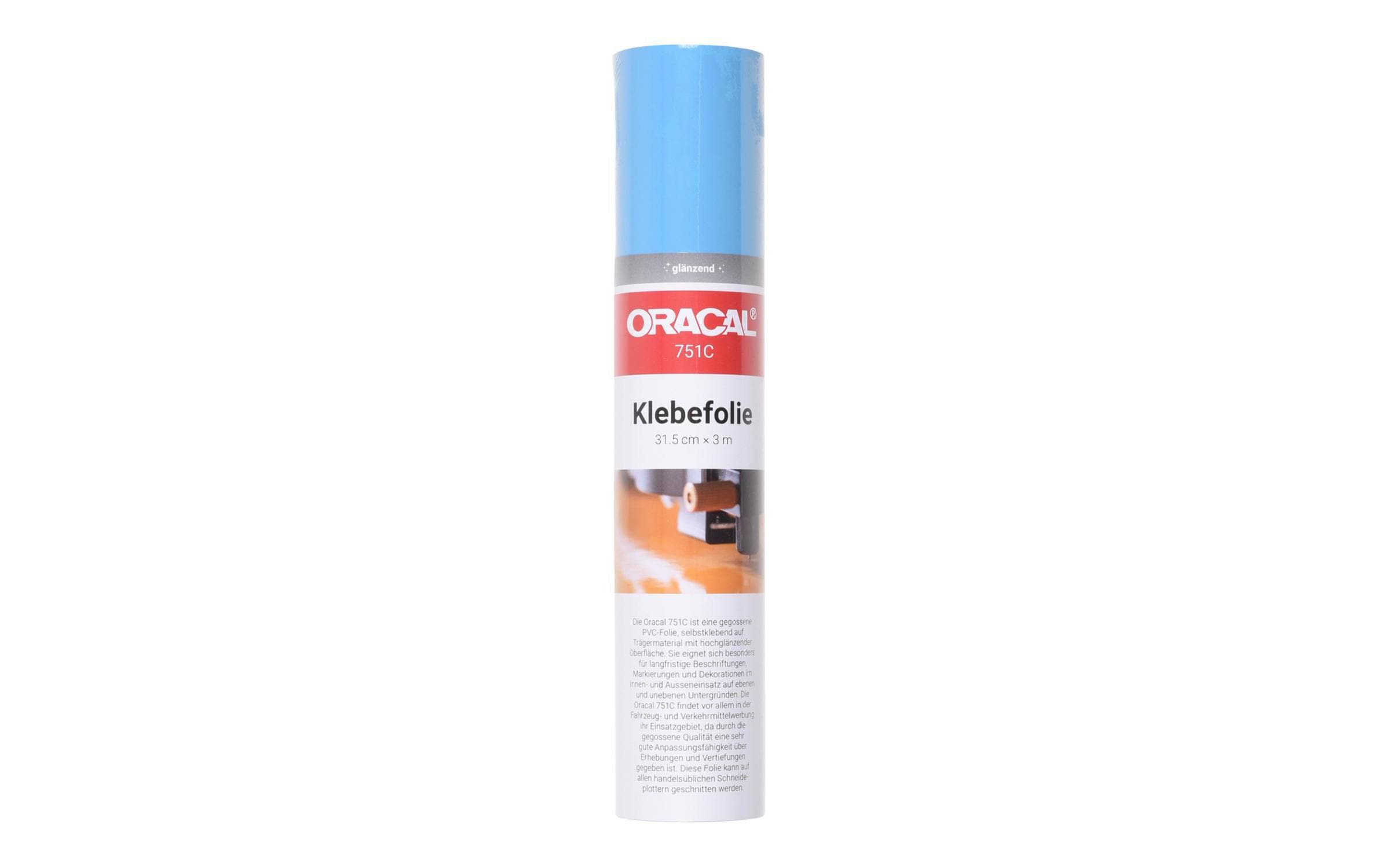 ORAFOL Vinylfolie Oracal 751C / 31.5 x 300 cm Lichtblau