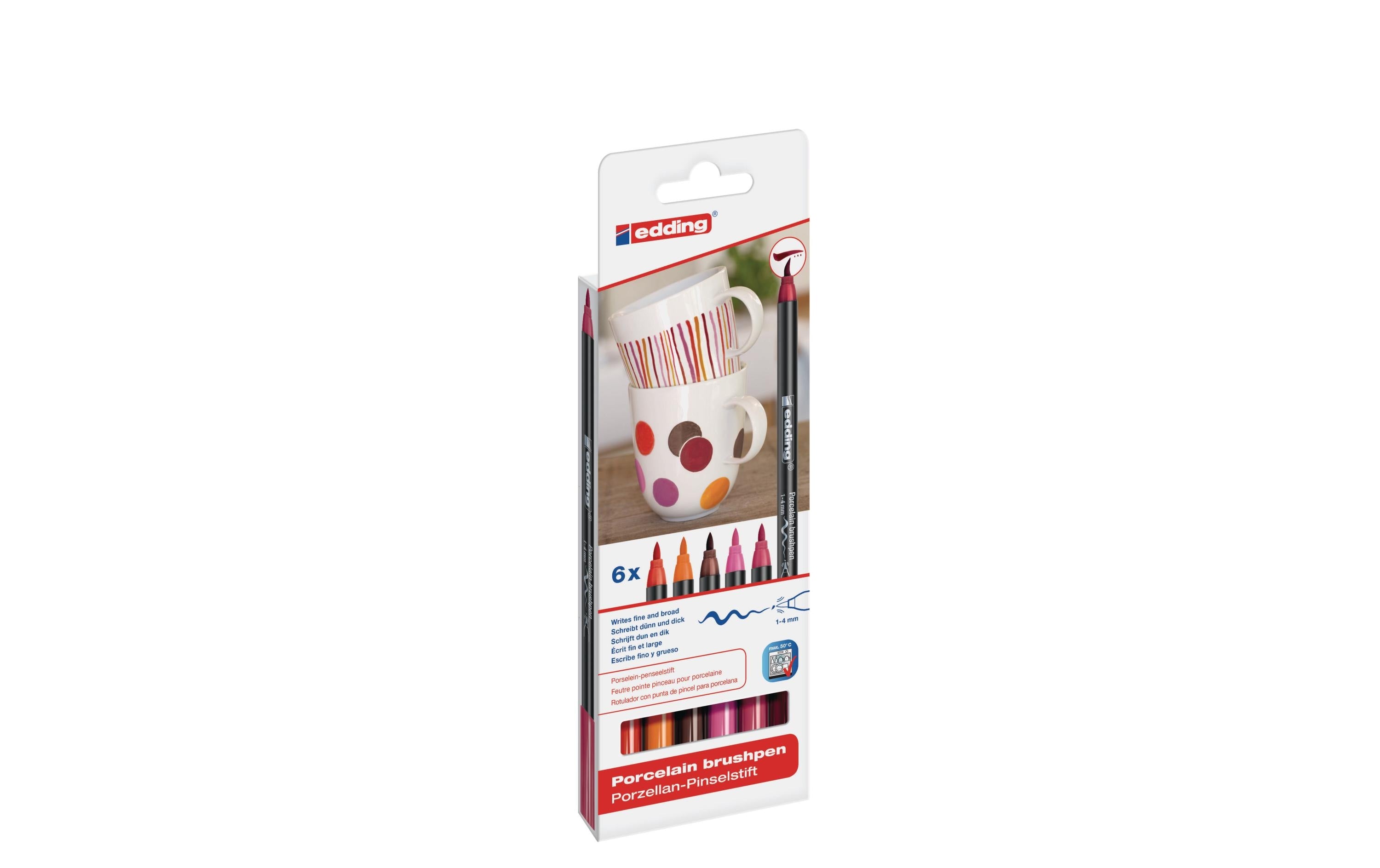 edding Porzellanmarker 4200 warm 6 Stück