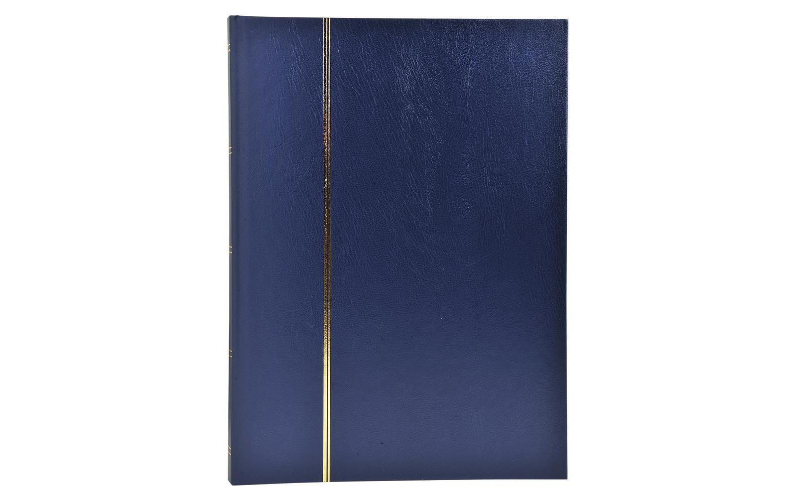 Exacompta Sammelalbum Briefmarken, 22.5 x 30.5 cm, 48 Seiten, Blau