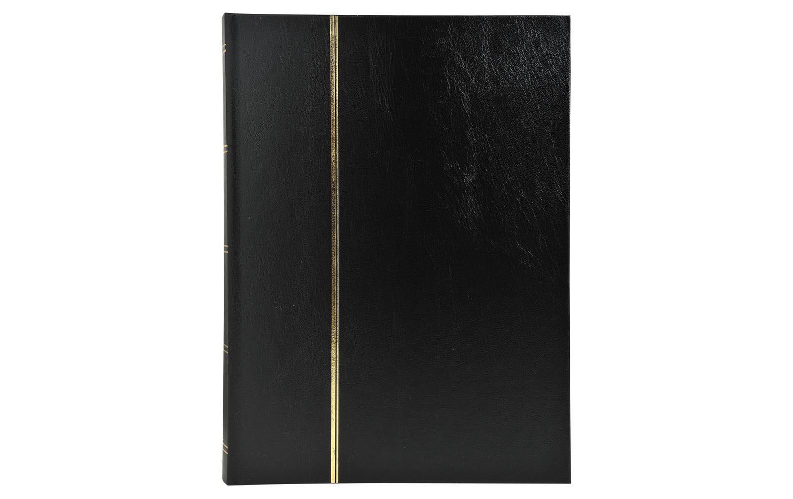 Exacompta Sammelalbum Briefmarken, 22.5 x 30.5 cm, 16 Seiten, Schwarz