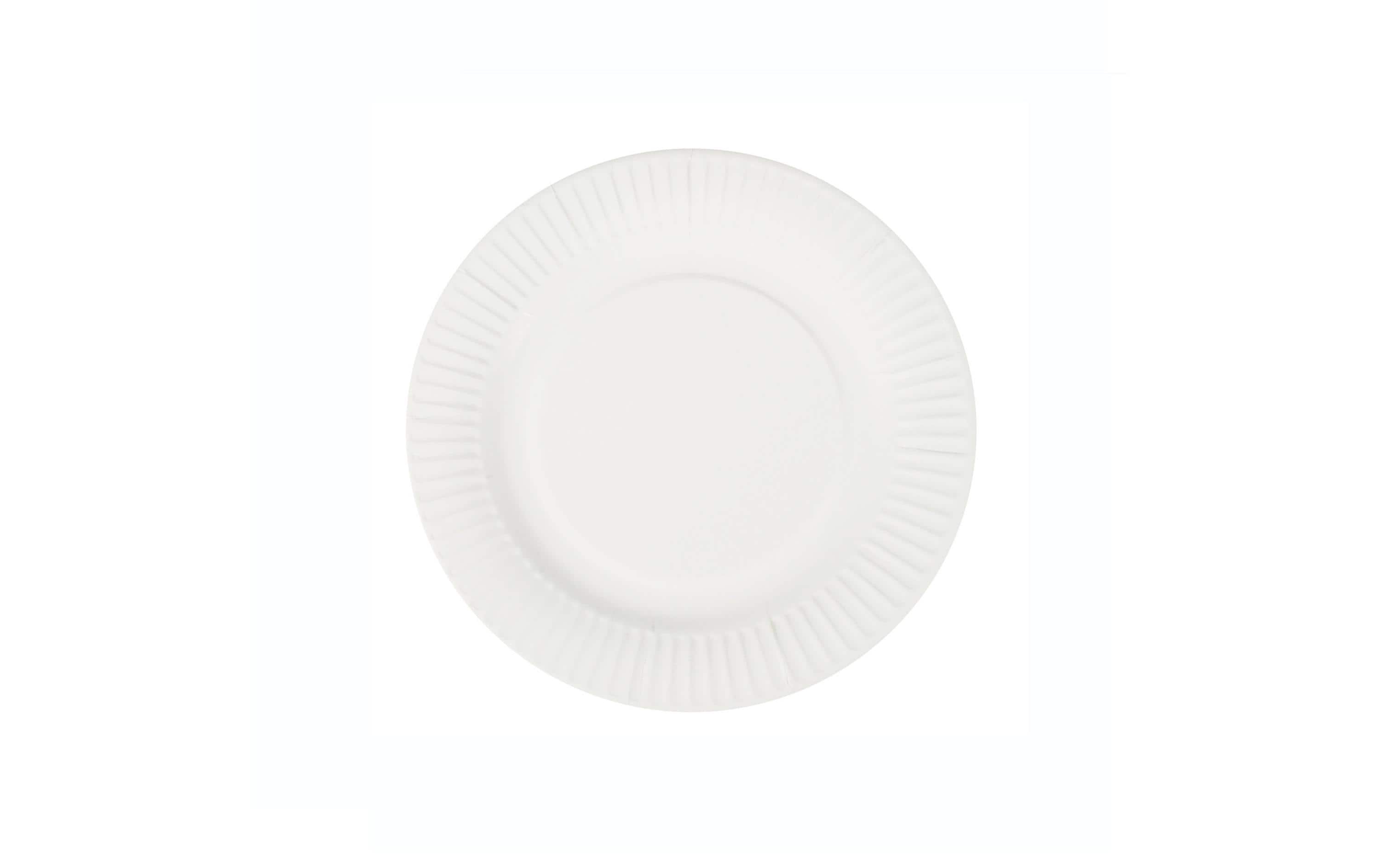 Papstar Einwegteller Pure 19 cm, 25 Stück, Weiss