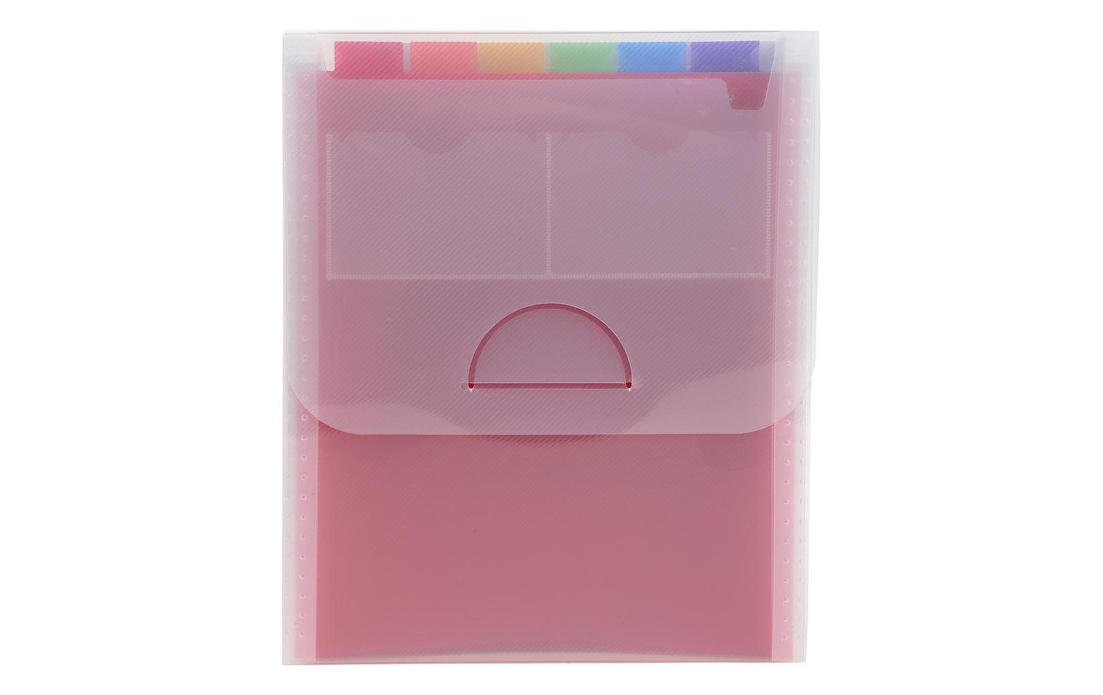 Exacompta Fächermappe Crystal A4 vertikal, Transparent