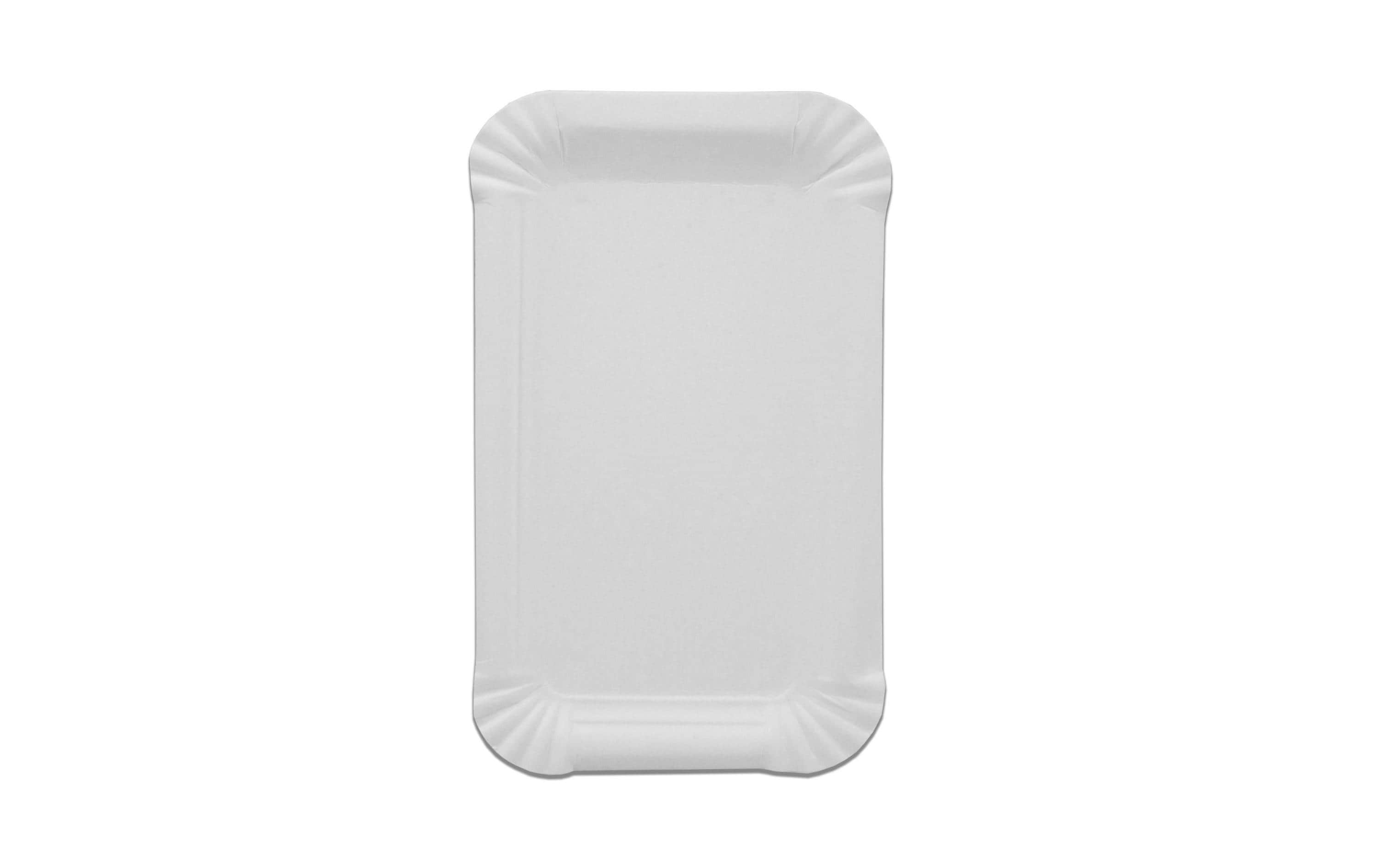 Papstar Einwegteller Pure 9 cm x 15 cm, 250 Stück, Weiss