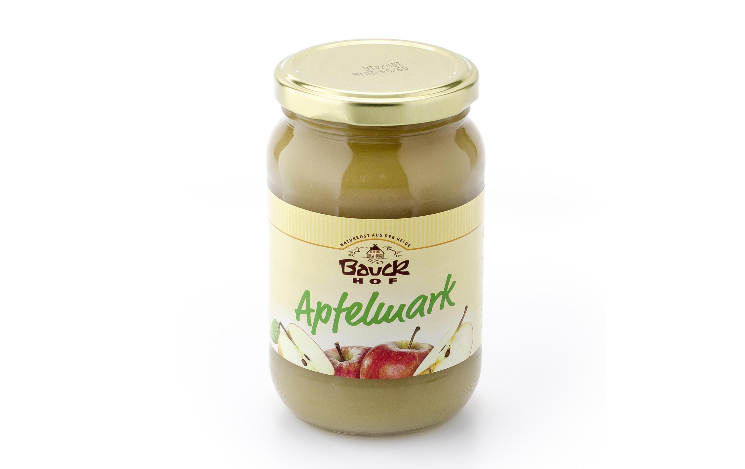 Bauck Mühle Glas Bio Apfelmark ungesüsst 360 g