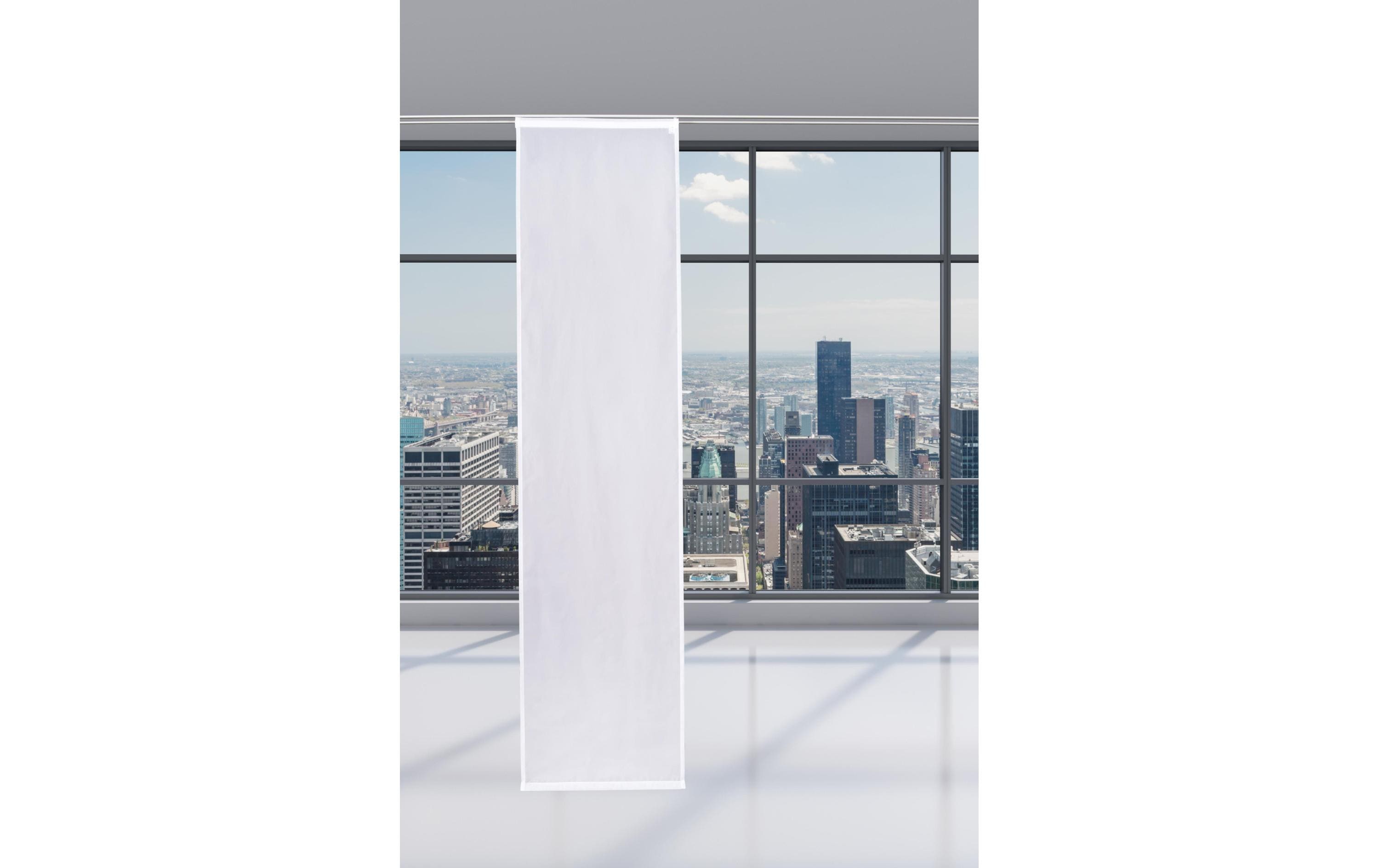 Casa Leon Flächenvorhang 60 cm x 245 cm, Weiss