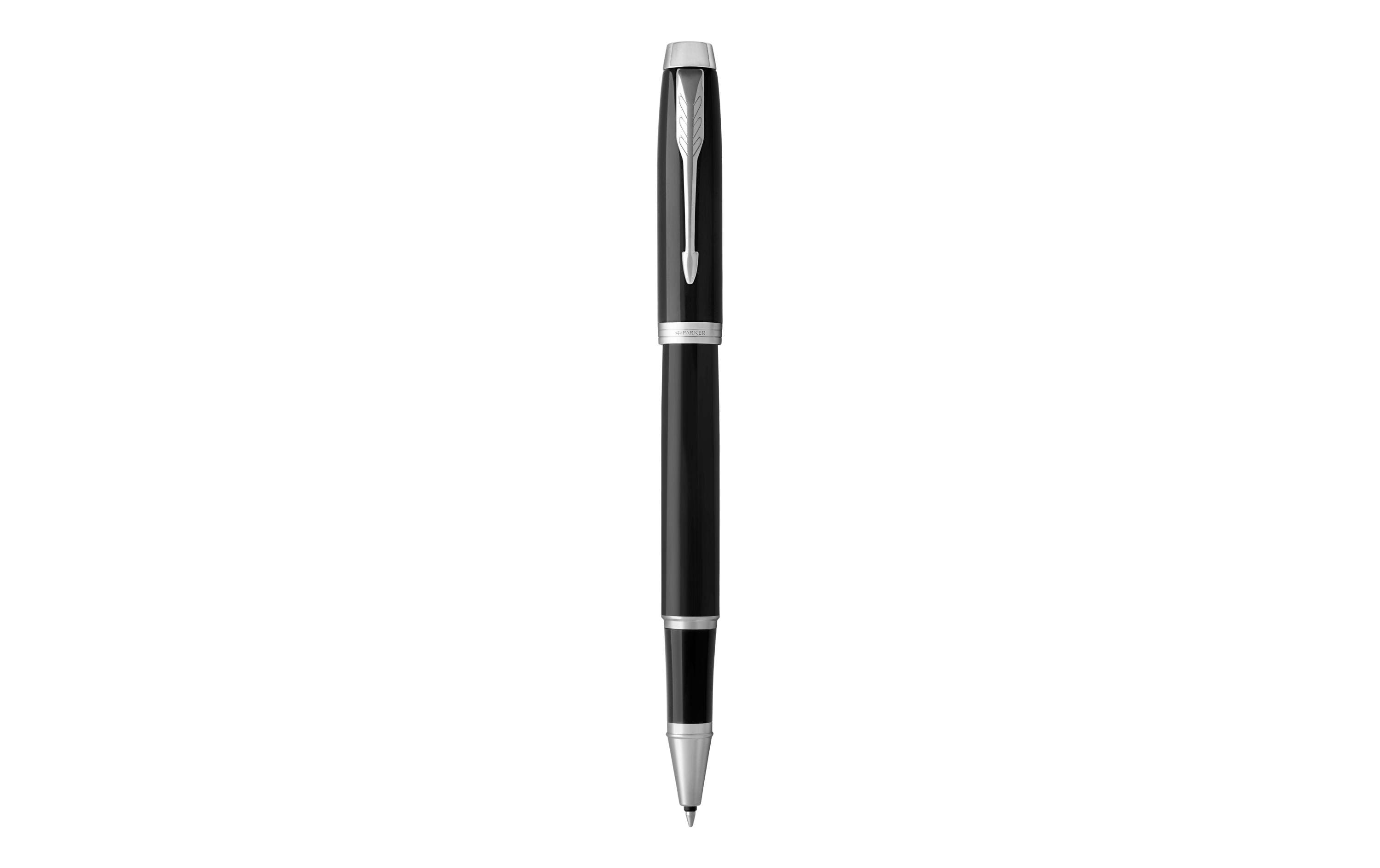 Parker Rollerball IM Black Lacquer Fein (F), Schwarz