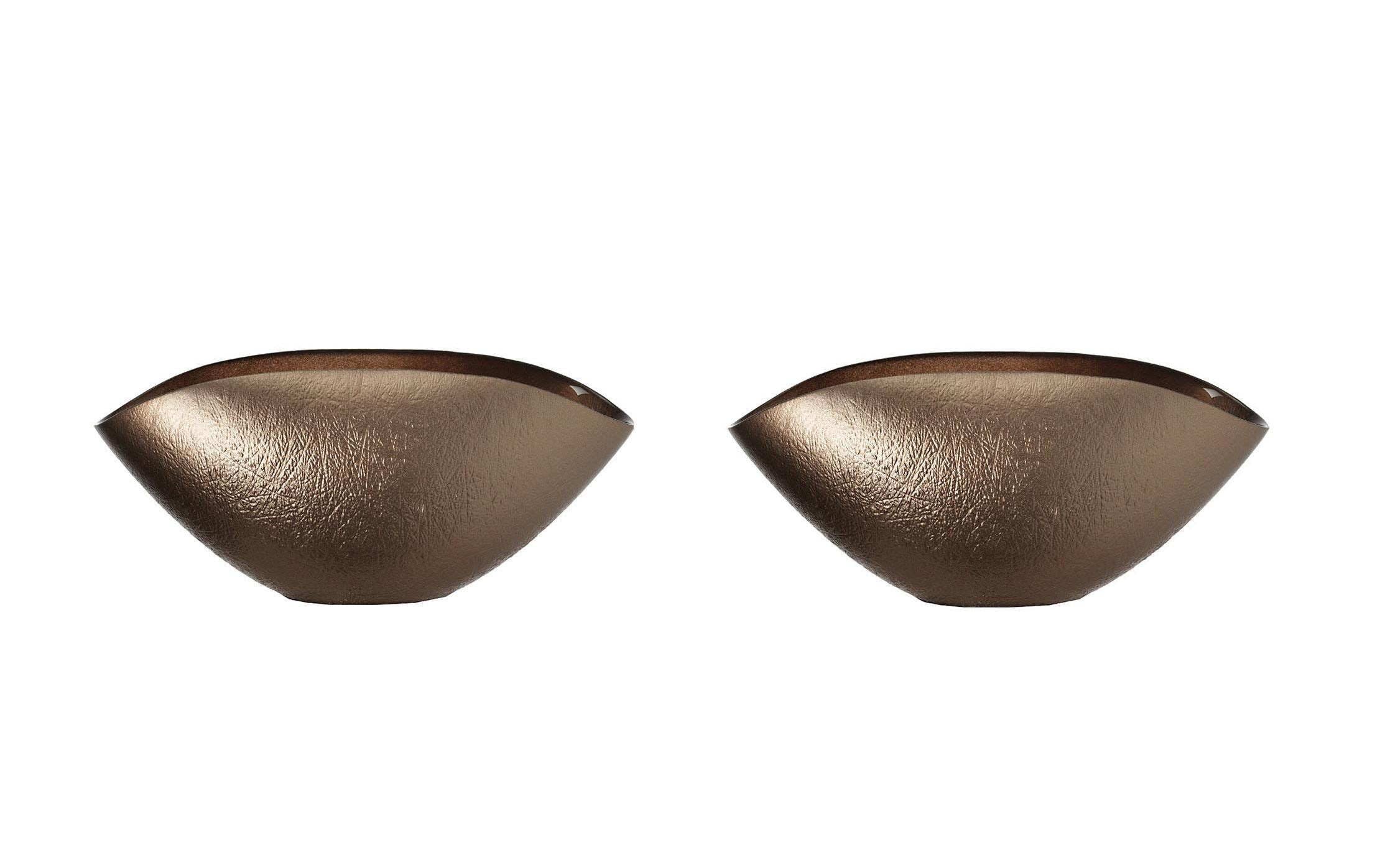 Leonardo Schale Como 2 Stück, Bronze