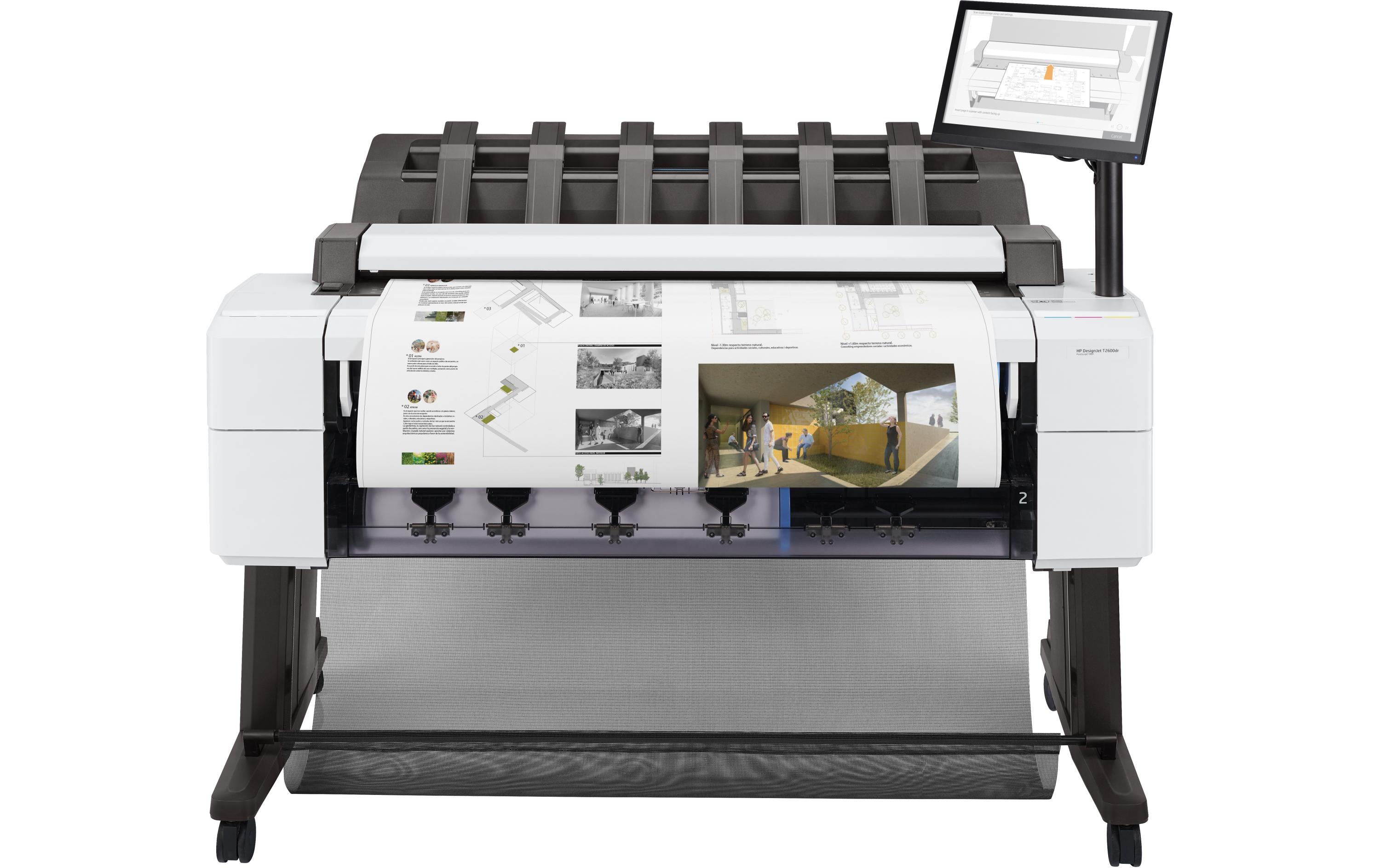 HP Grossformatdrucker DesignJet T2600PS