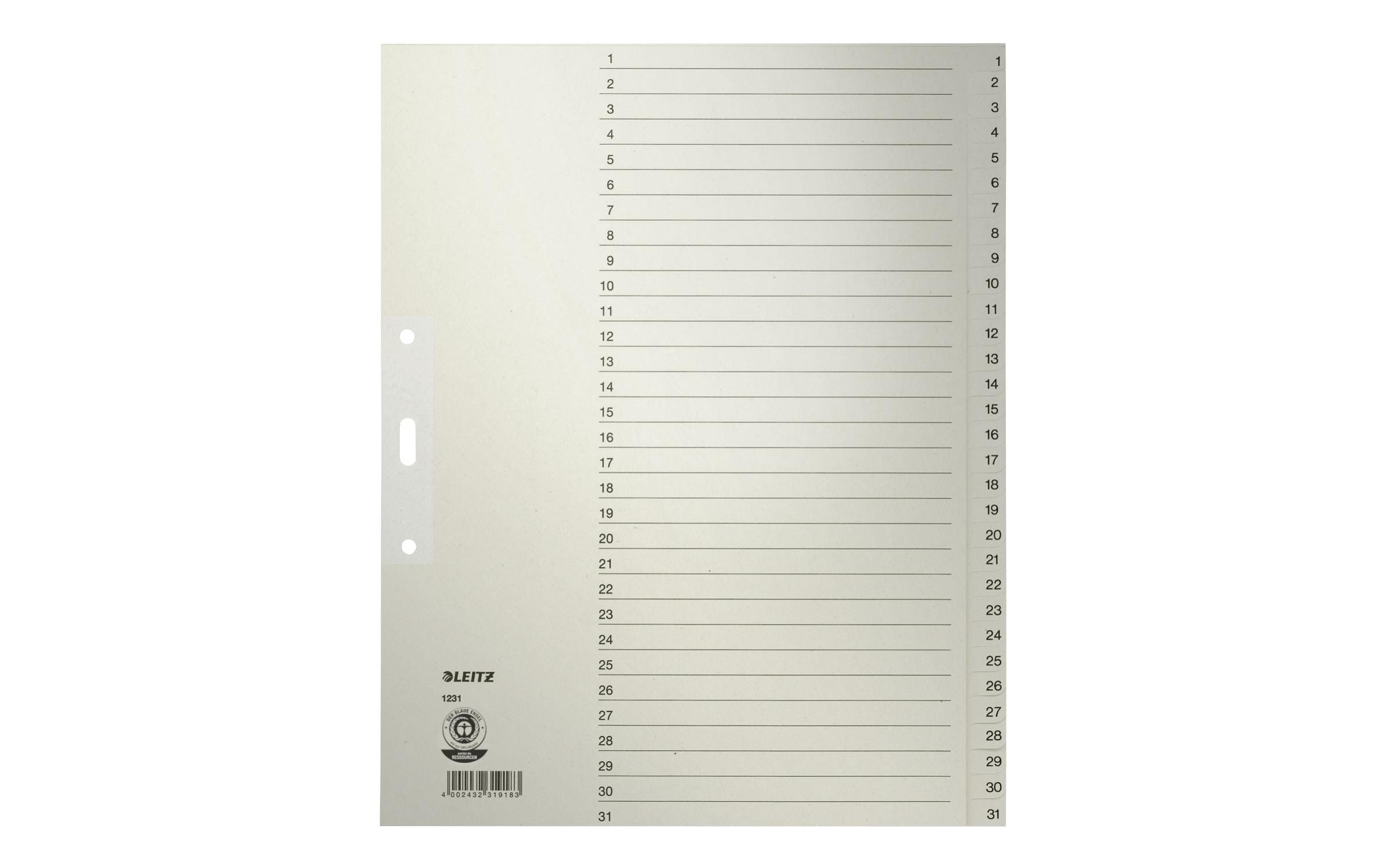 Leitz Register A4 1-31