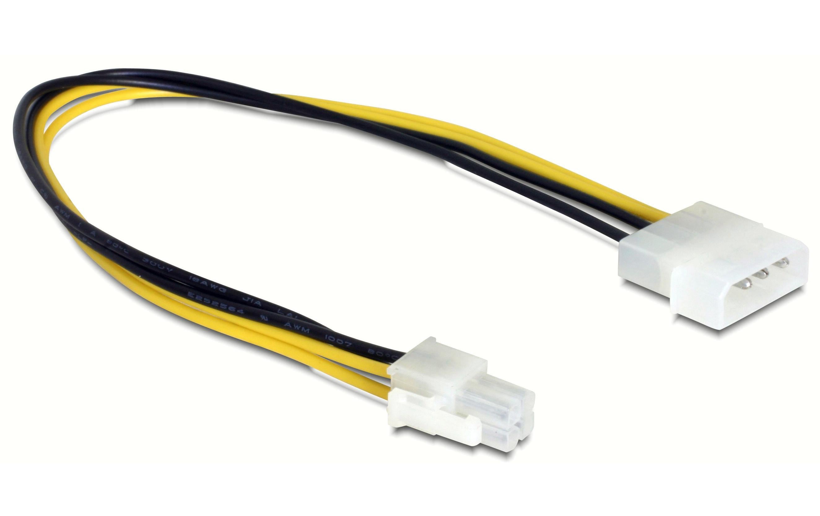Delock Stromkabel Molex - 4Pin 30 cm