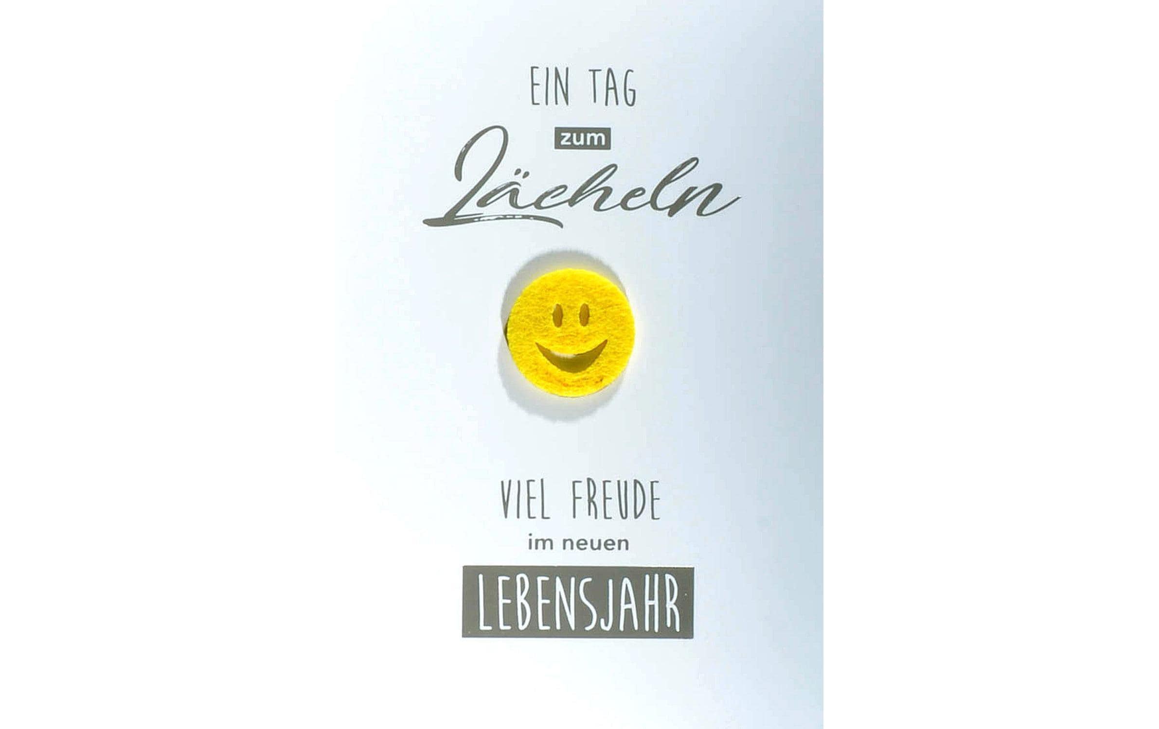 ABC Geburtstagskarte Smiley