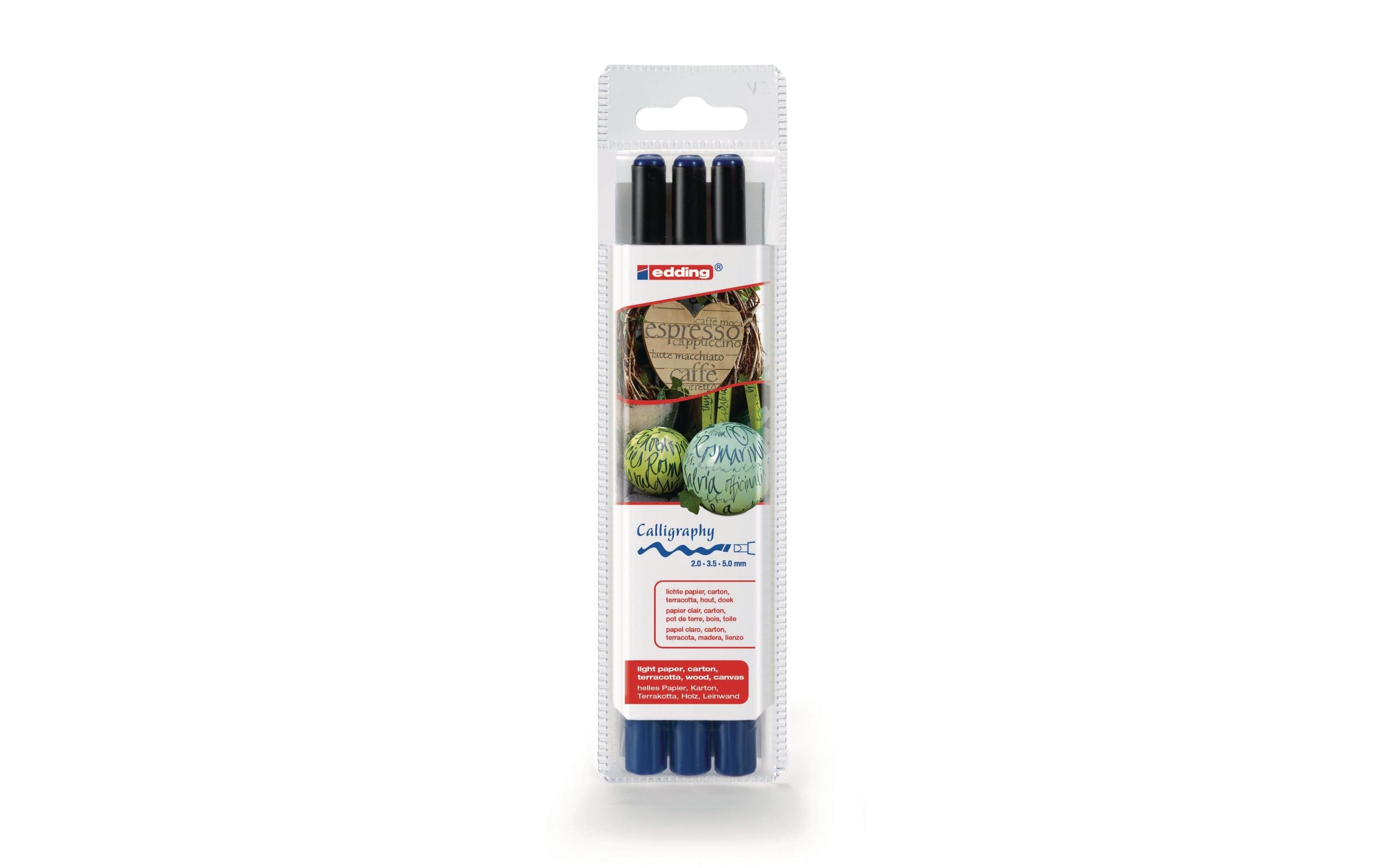 edding Kalligraphiemarker 1255 Blau