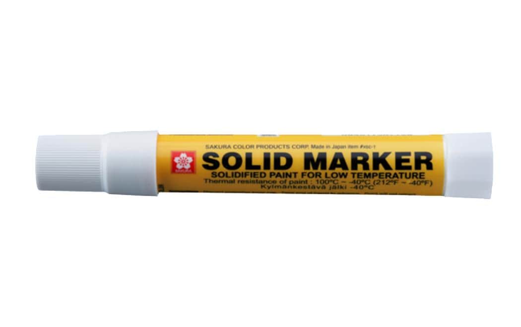 Sakura Permanent-Marker Solid Low Temperature Weiss