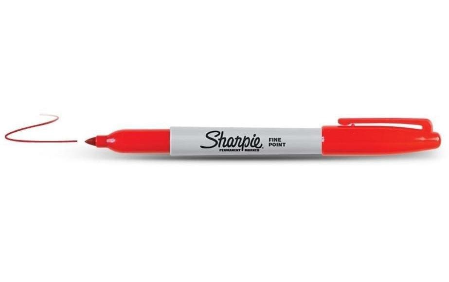 Sharpie Permanent-Marker 0.9 mm Rot