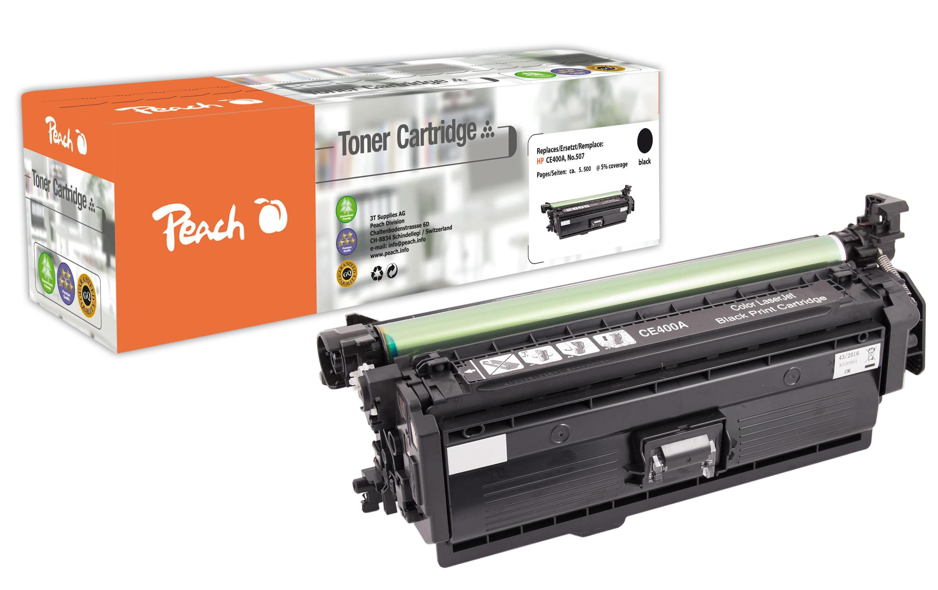 Peach Toner HP Nr. 507A (CE400A) Black