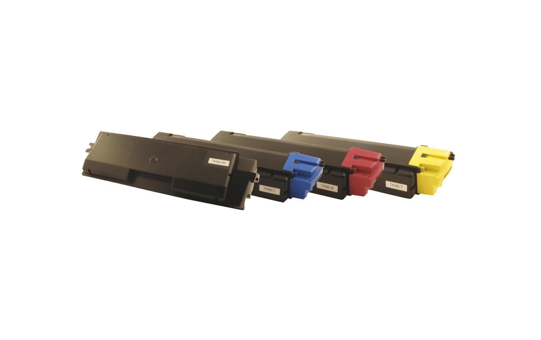 Peach Tonerset Kyocera TK-580 BK, C, M, Y
