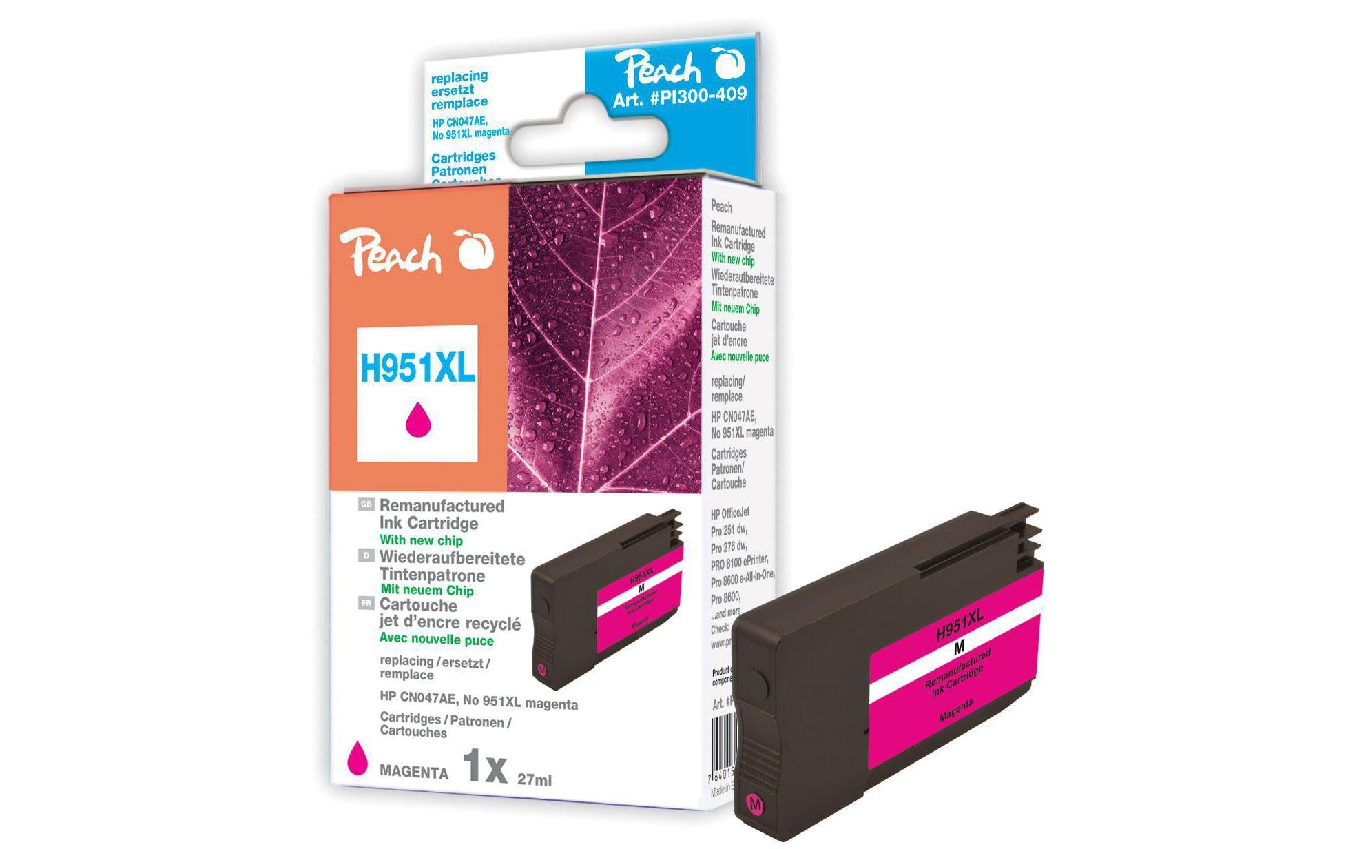 Peach Tinte HP Nr. 951XL (CN047AE) Magenta