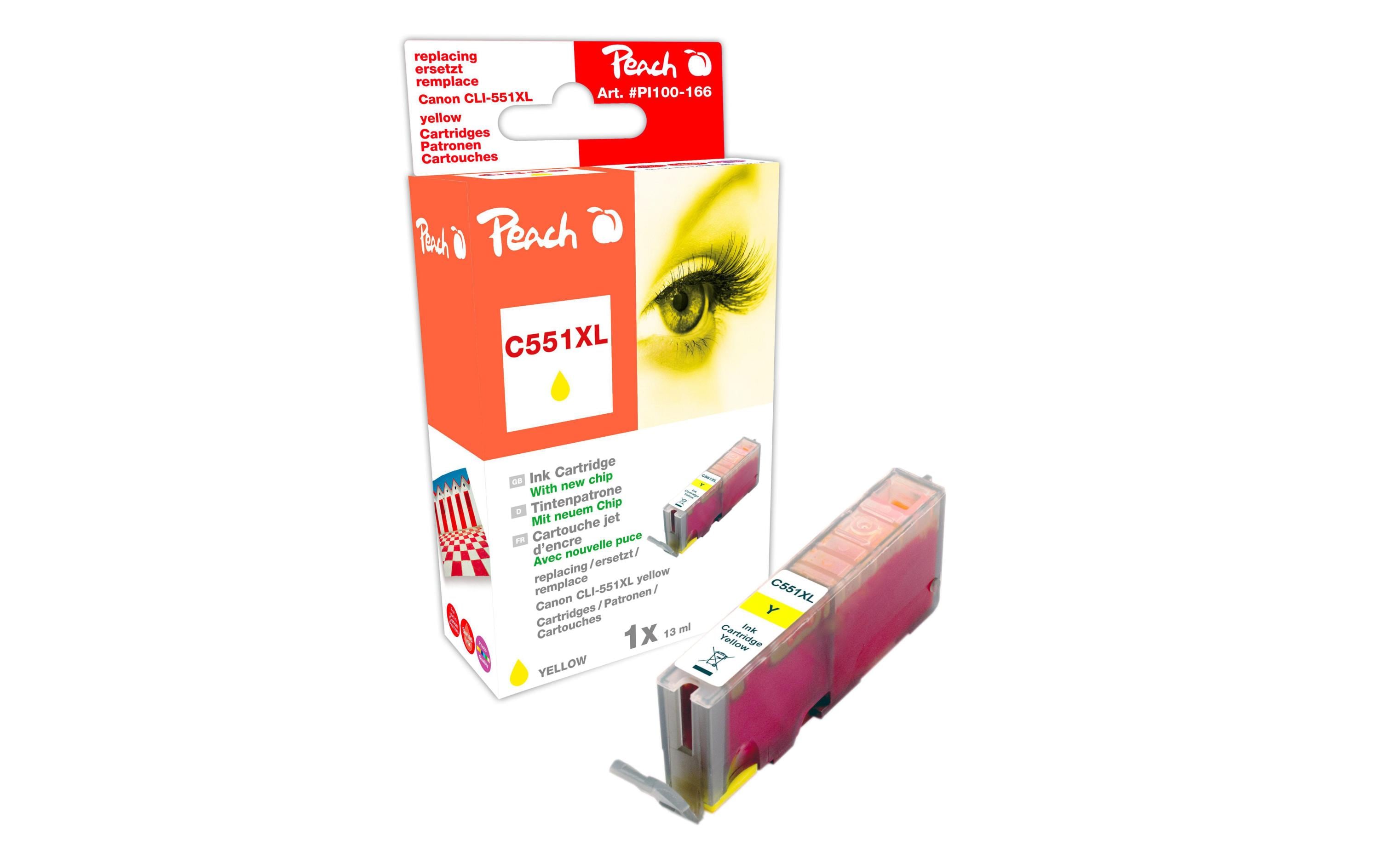 Peach Tinte Canon CLI-551Y Yellow