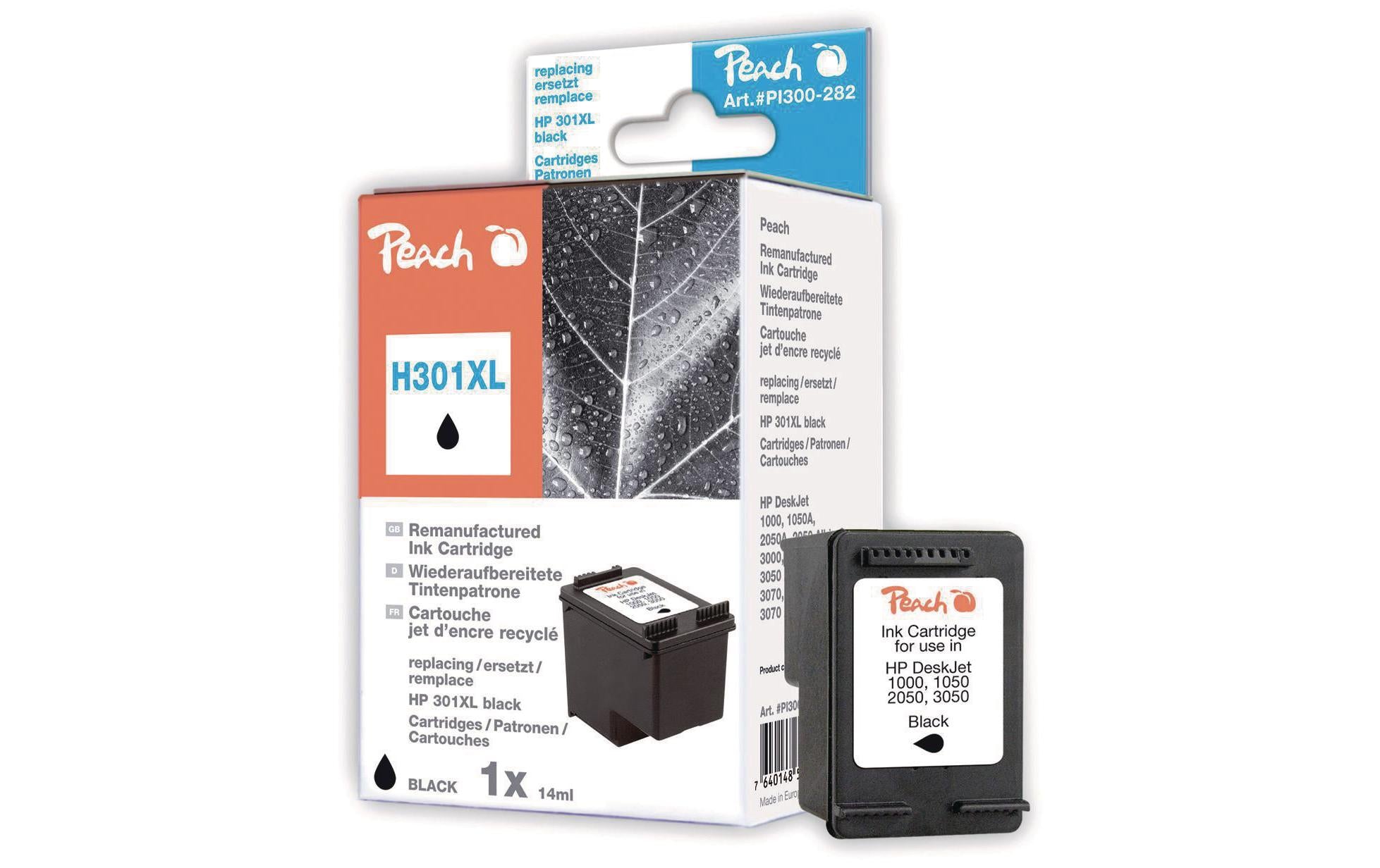 Peach Tinte HP Nr. 301XL (CH563EE) Black