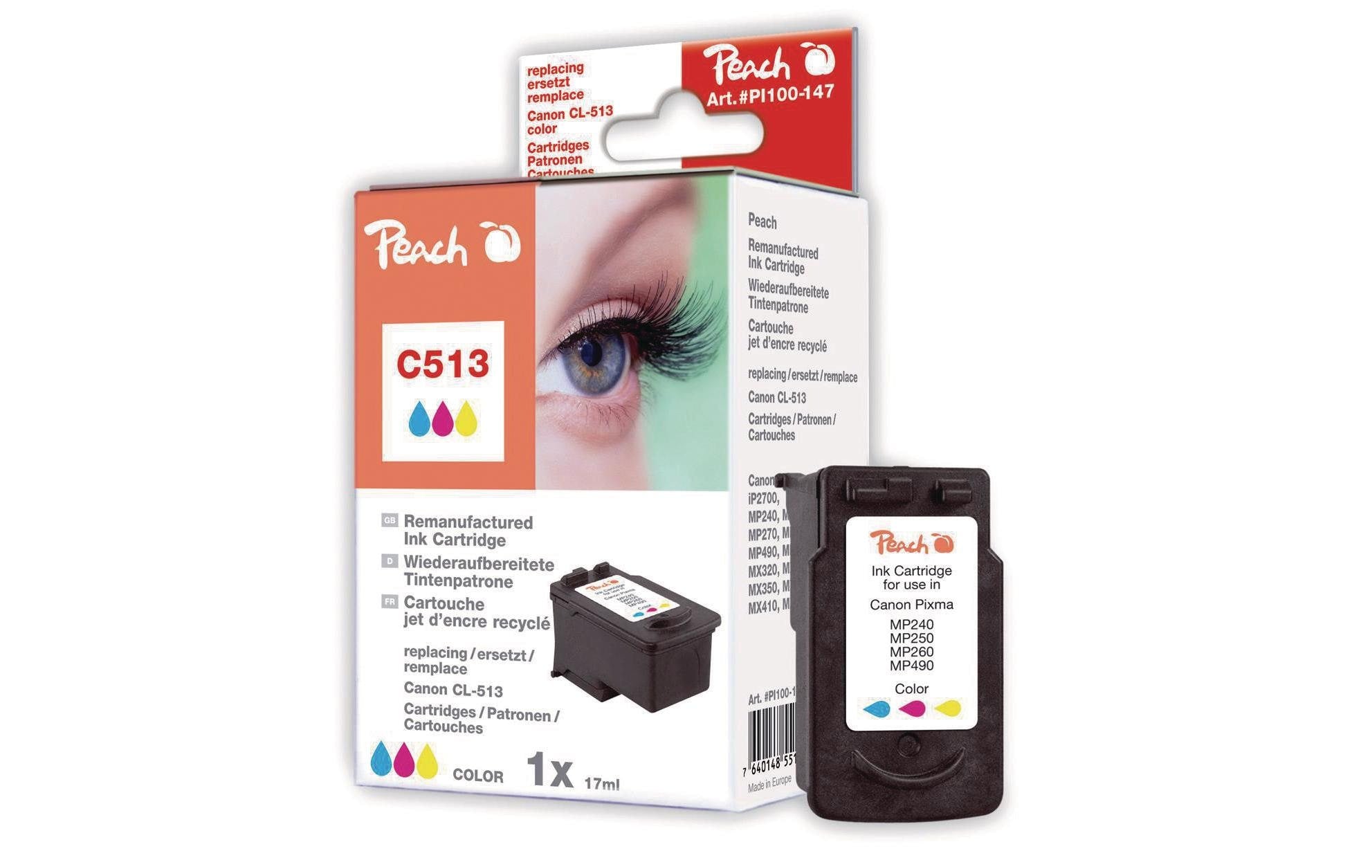 Peach Druckkopf Canon CL-513 C, M, Y