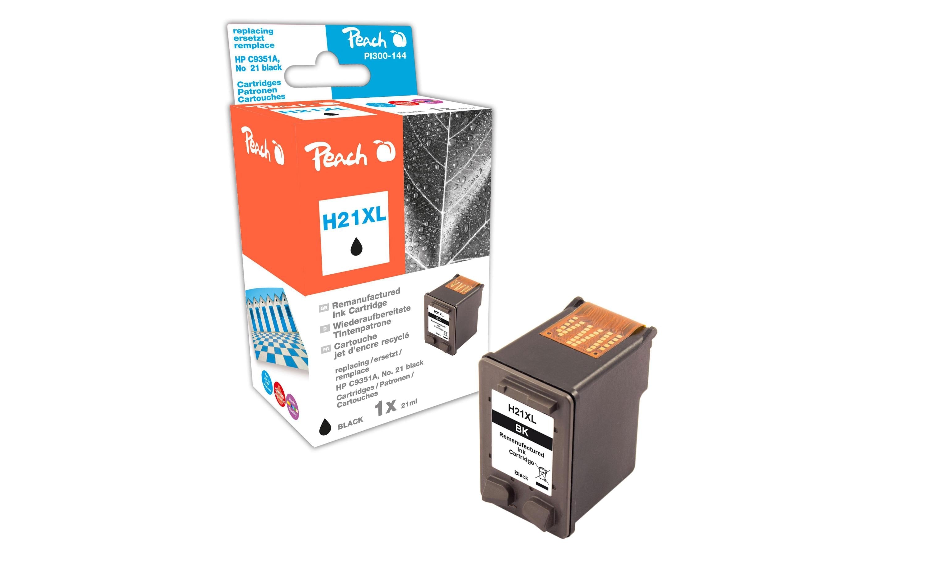 Peach Tinte HP Nr. 21XL (C9351AE) Black