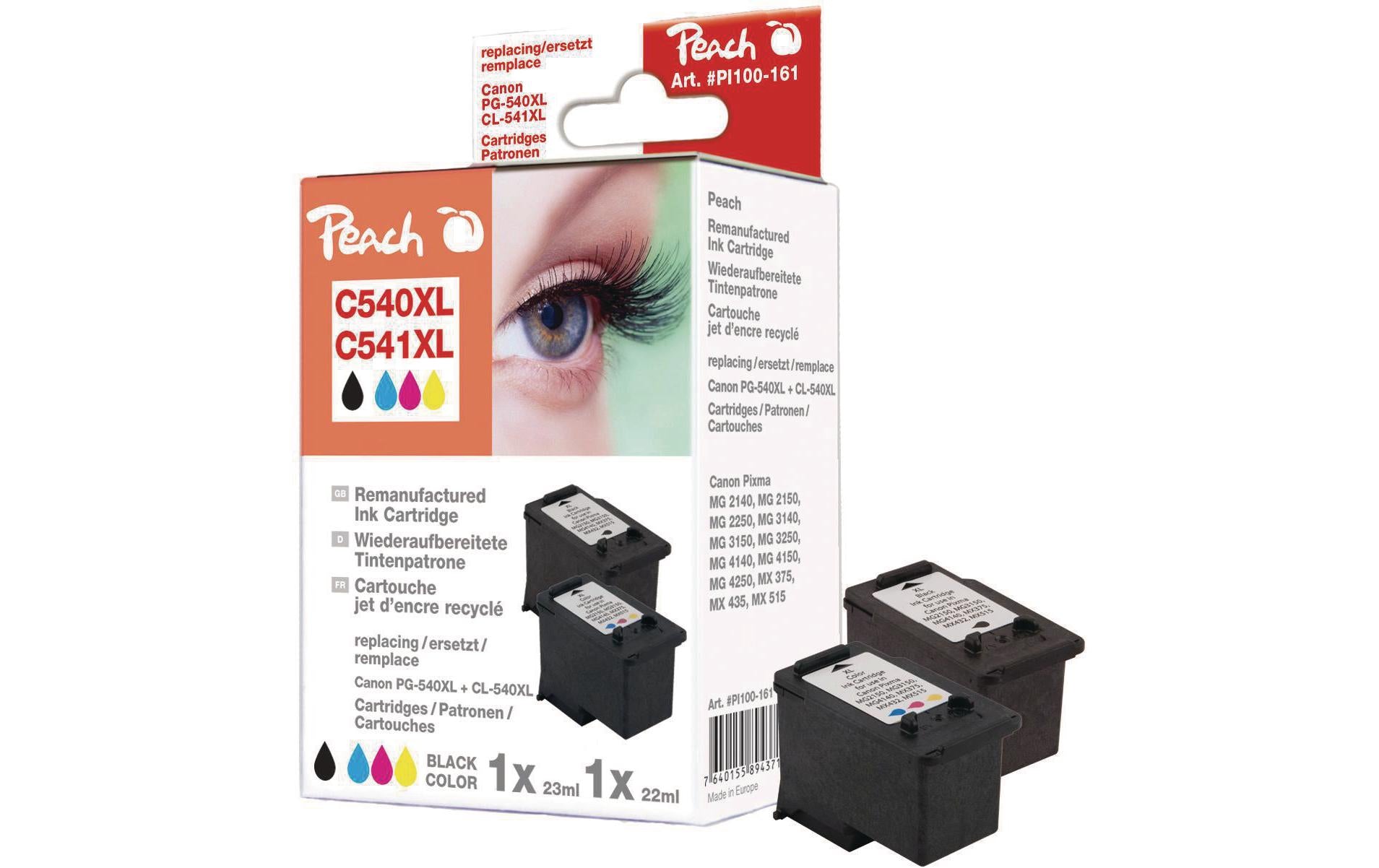 Peach Druckkopf Canon PG-540XL / CL-541 BK, C, M, Y