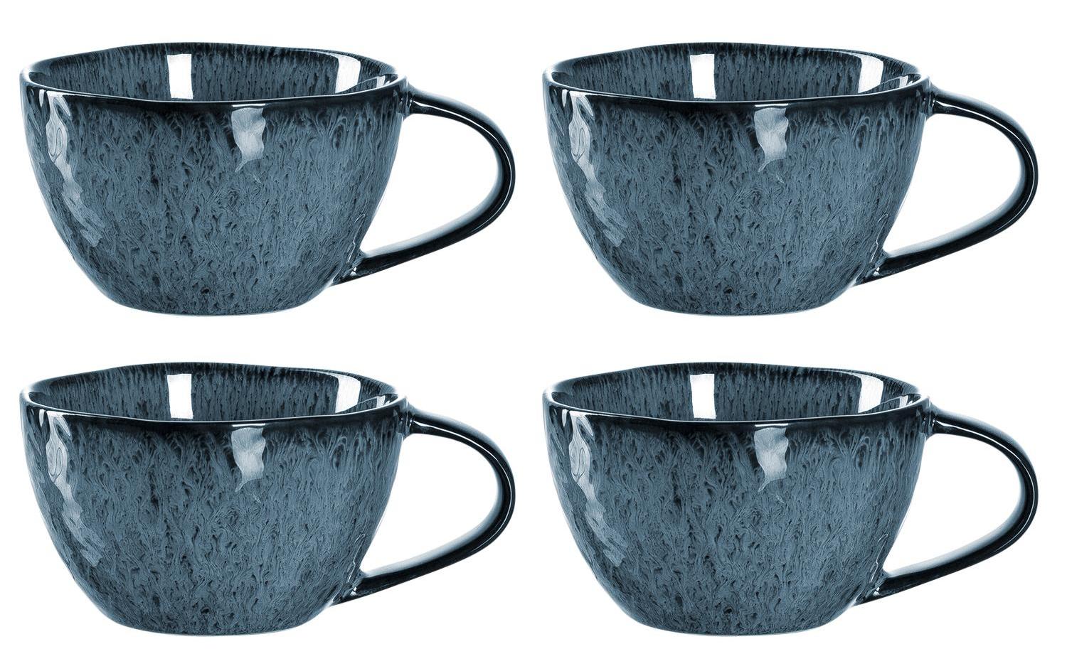 Leonardo Kaffeetasse Matera 290 ml, 4 Stück, Blau