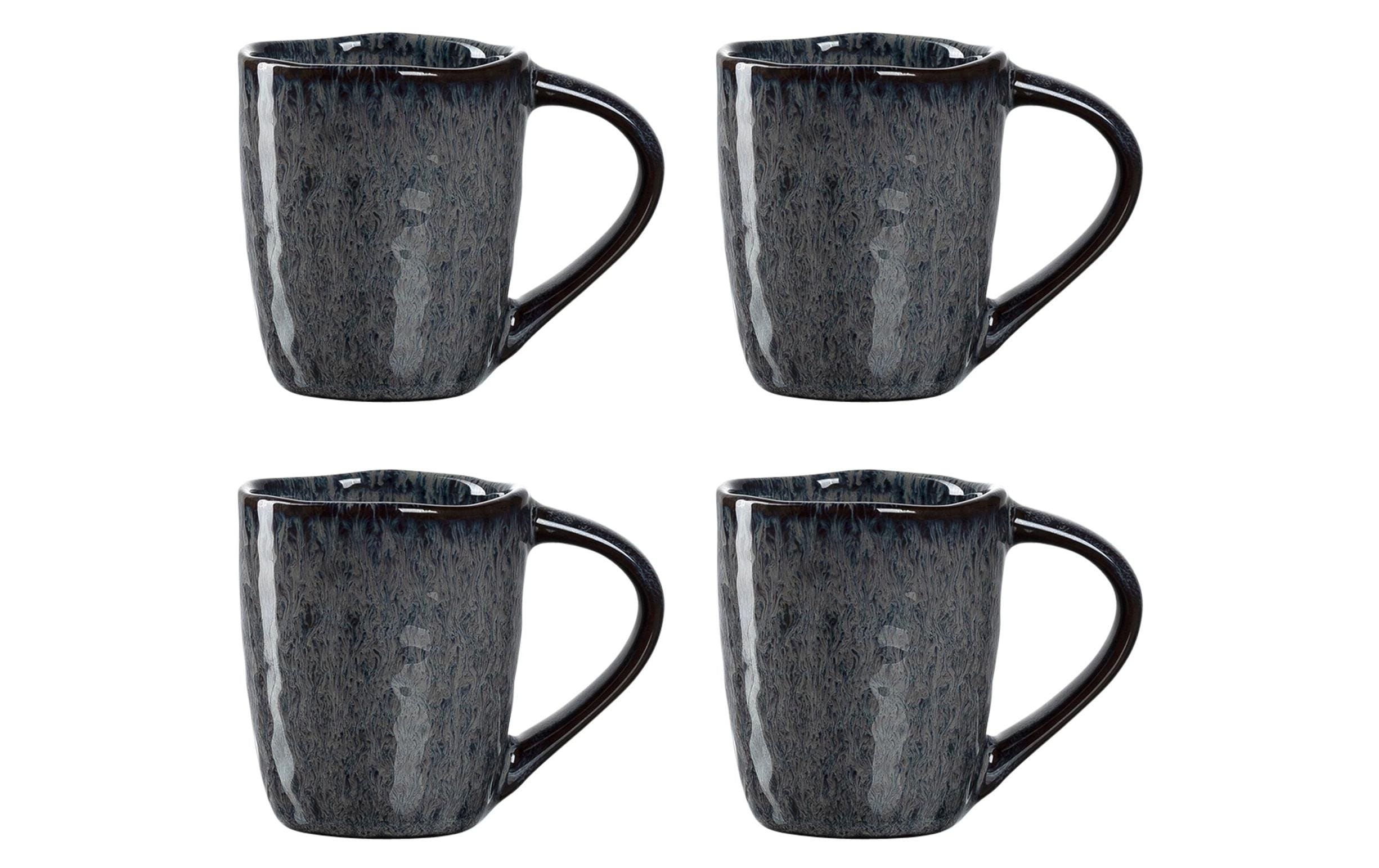 Leonardo Espressotasse Matera 90 ml, 4 Stück, Anthrazit