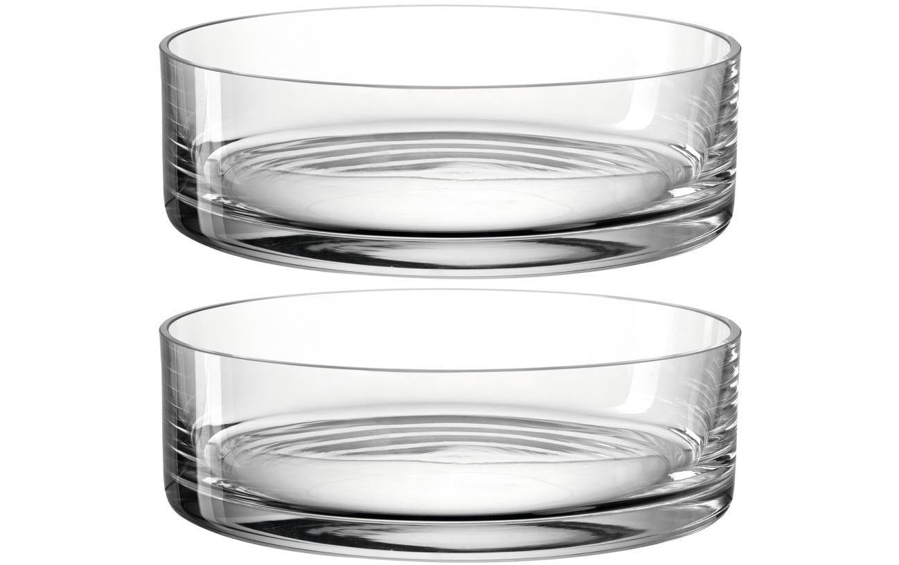 Leonardo Schale Novara 22.4 cm, 2 Stück, Transparent