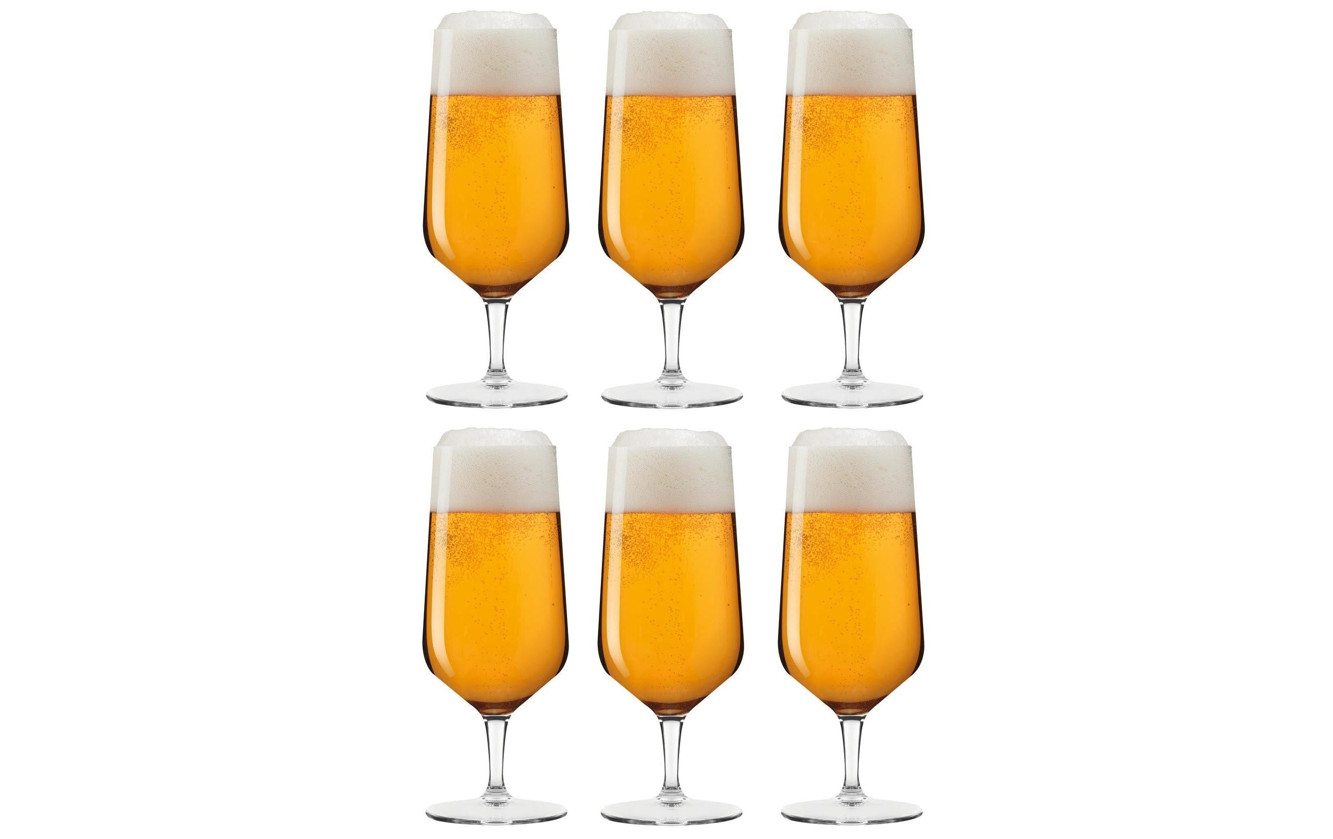 Leonardo Bierglas Puccini 330 ml, 6 Stück, Transparent